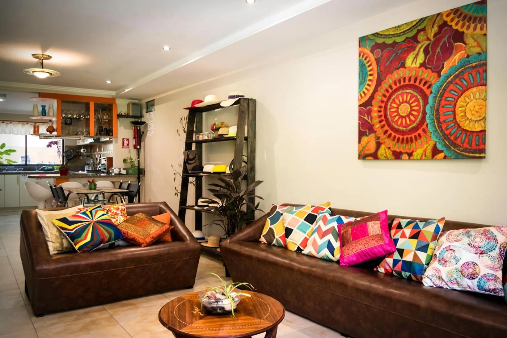 Living room in Hostal Kolibri B&B