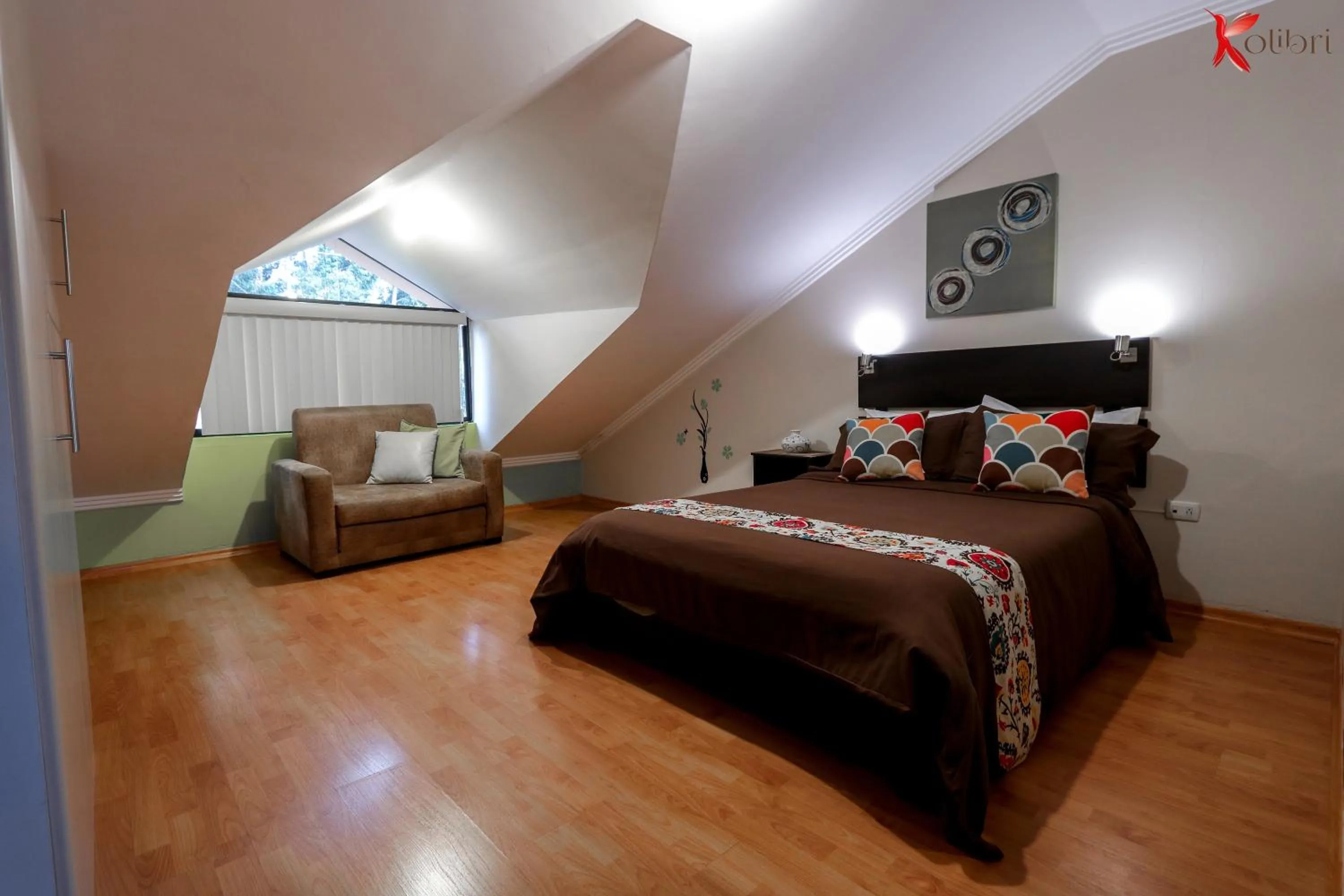 Bed in Hostal Kolibri B&B