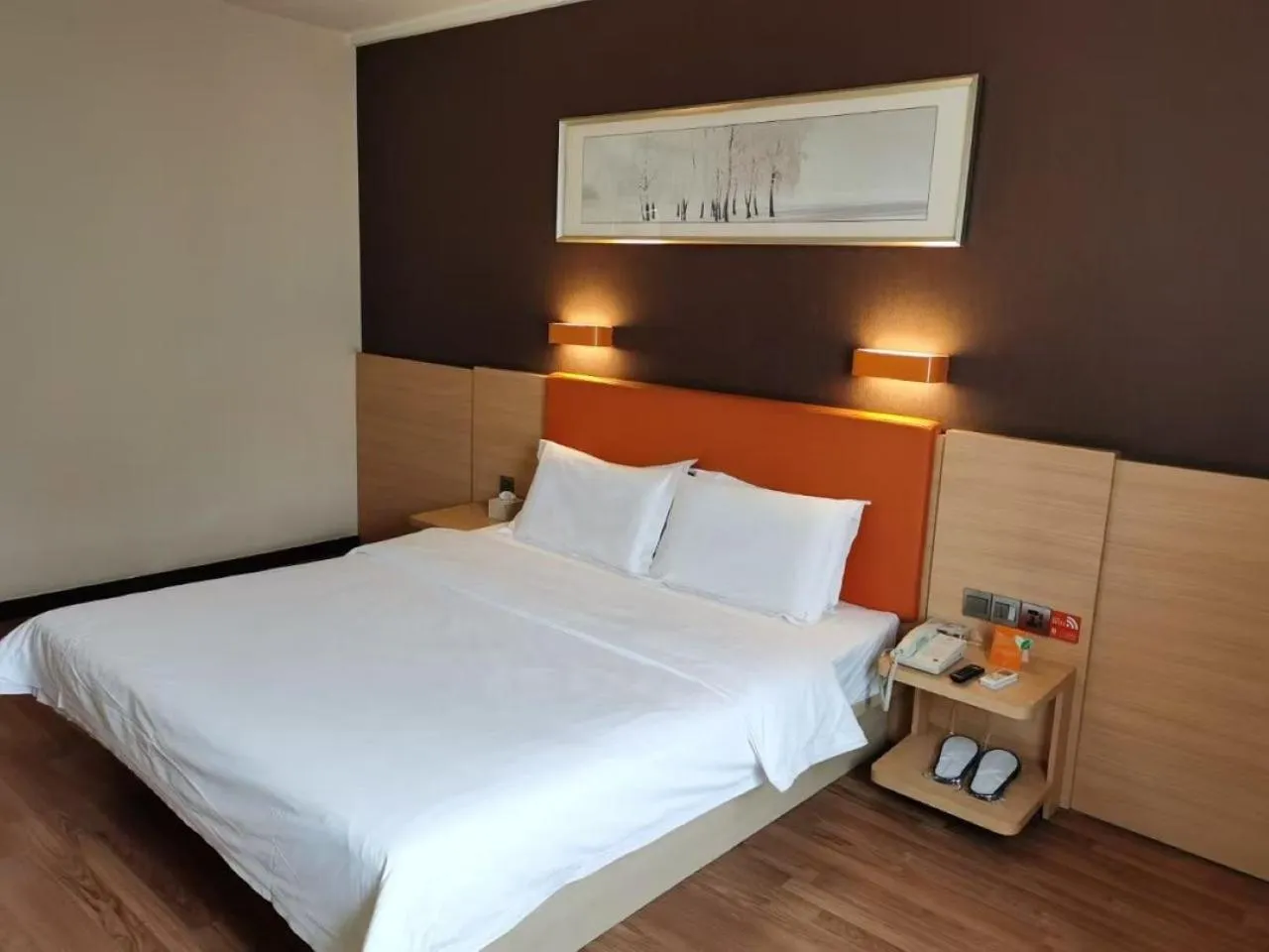 Bed in 7Days Hotel Premium Xi'an Bell Tower Anyuanmen Metro Station