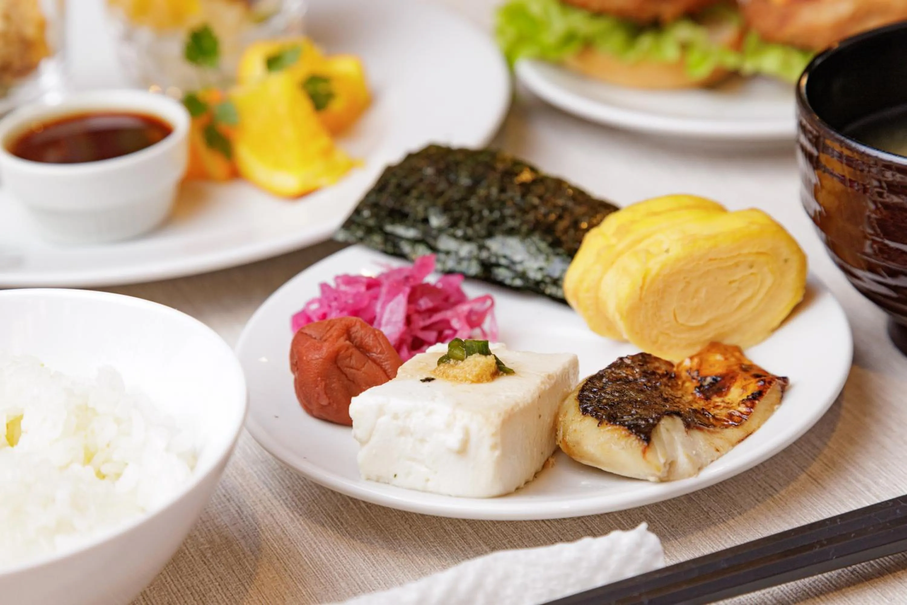 Breakfast in HOTEL AMANEK Asakusa Sakurabashi