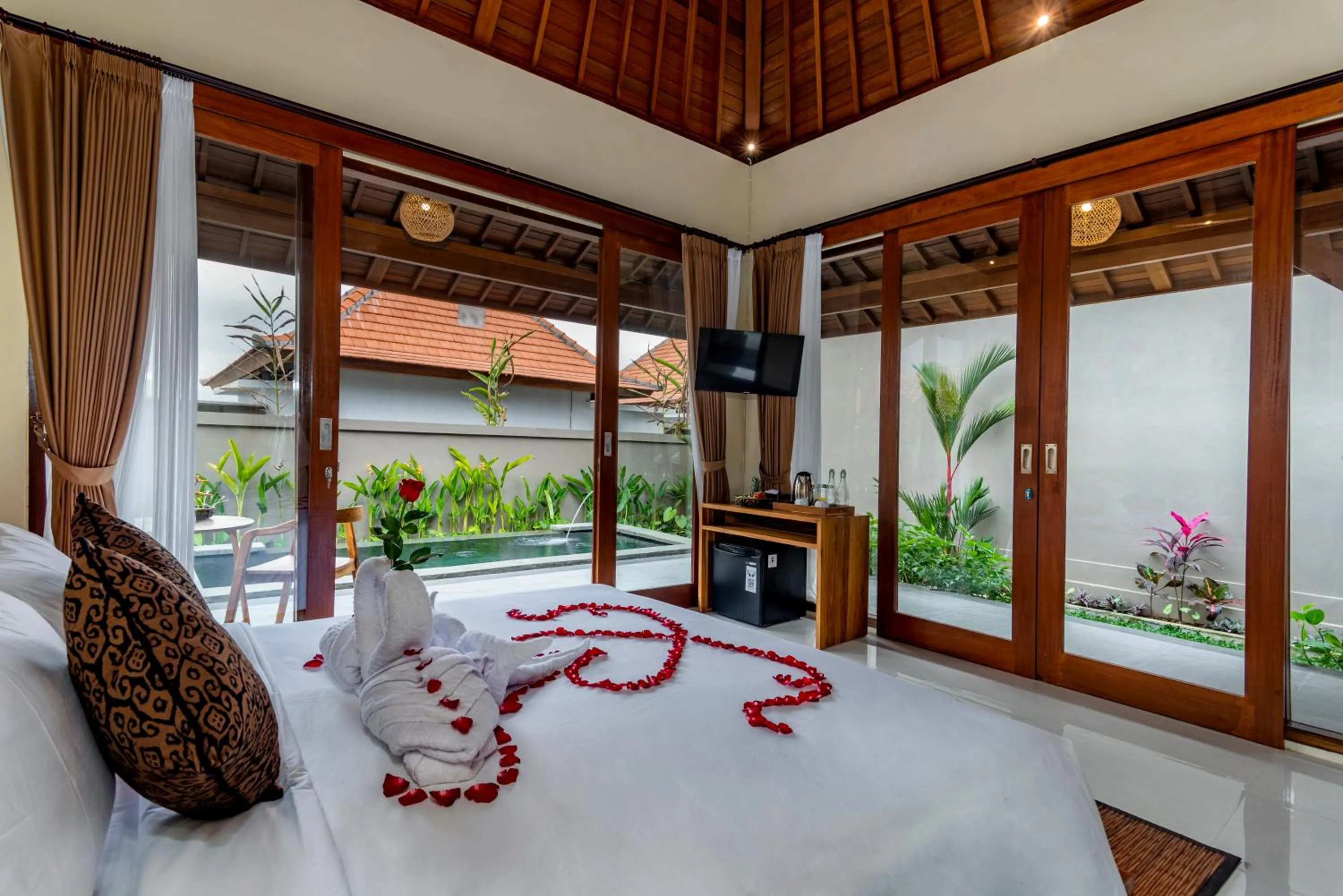 Bedroom, Bed in Umayonk Villa Ubud by Dhananjaya Hospitality