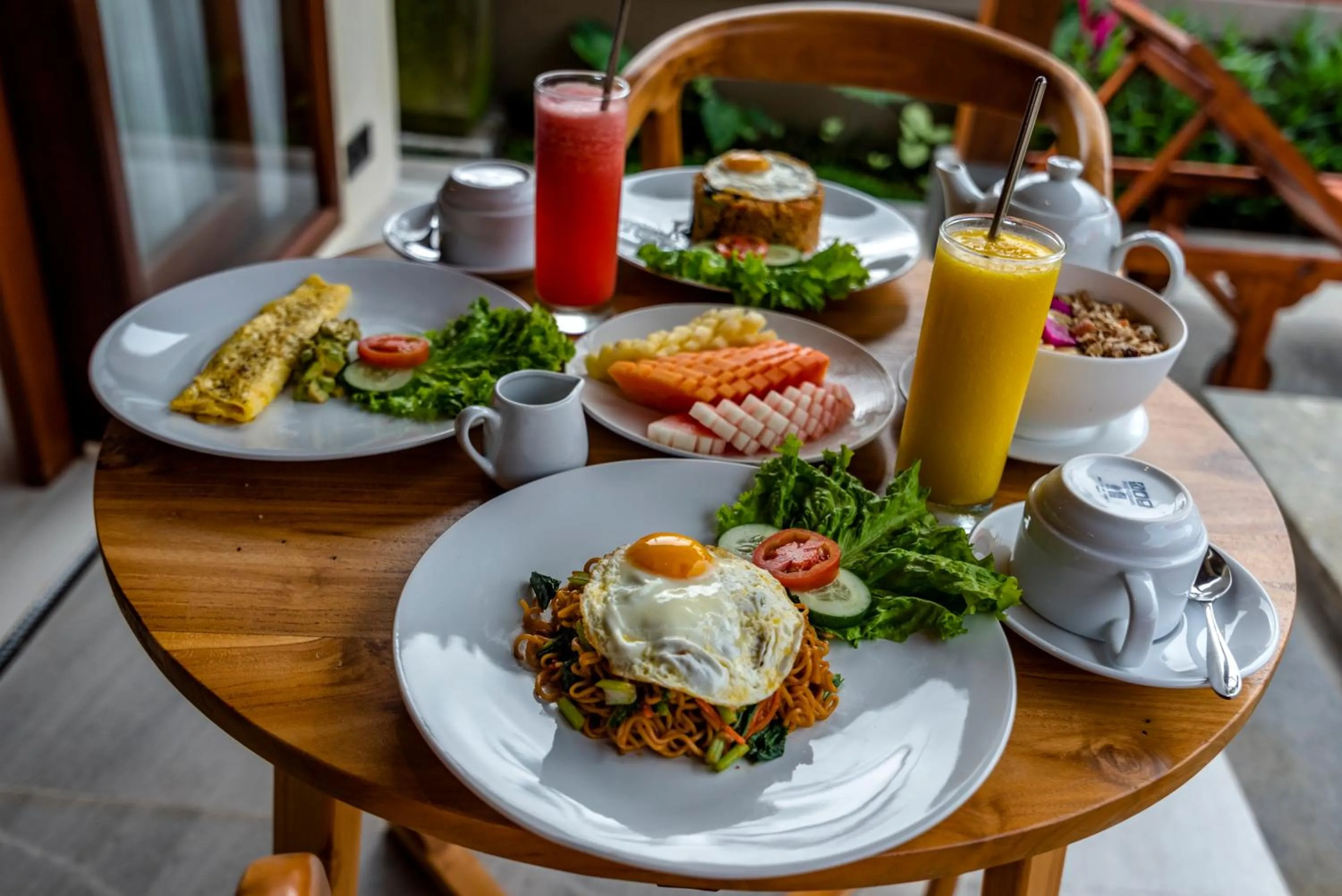 Breakfast in Umayonk Villa Ubud by Dhananjaya Hospitality