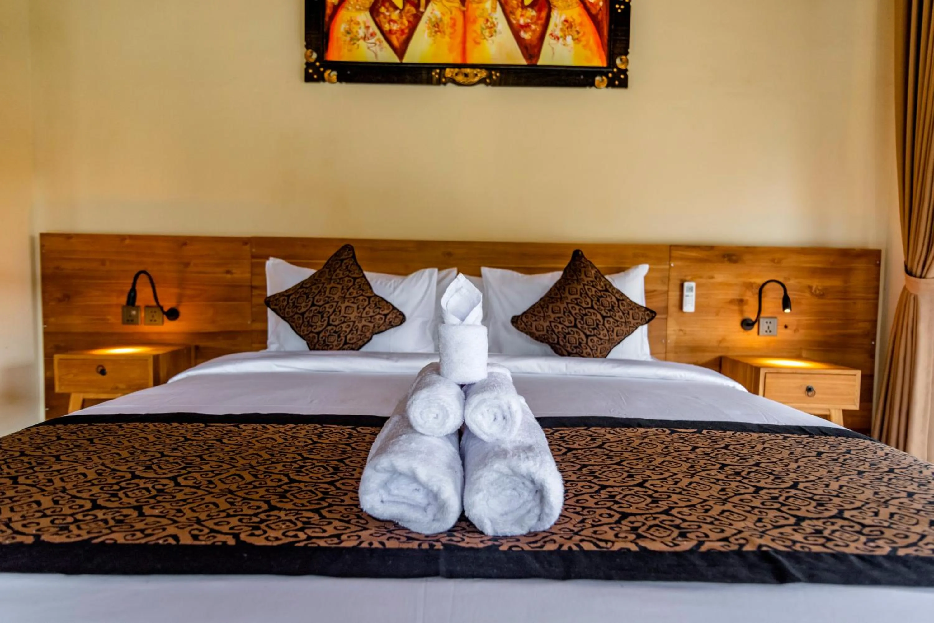 Bed in Umayonk Villa Ubud by Dhananjaya Hospitality