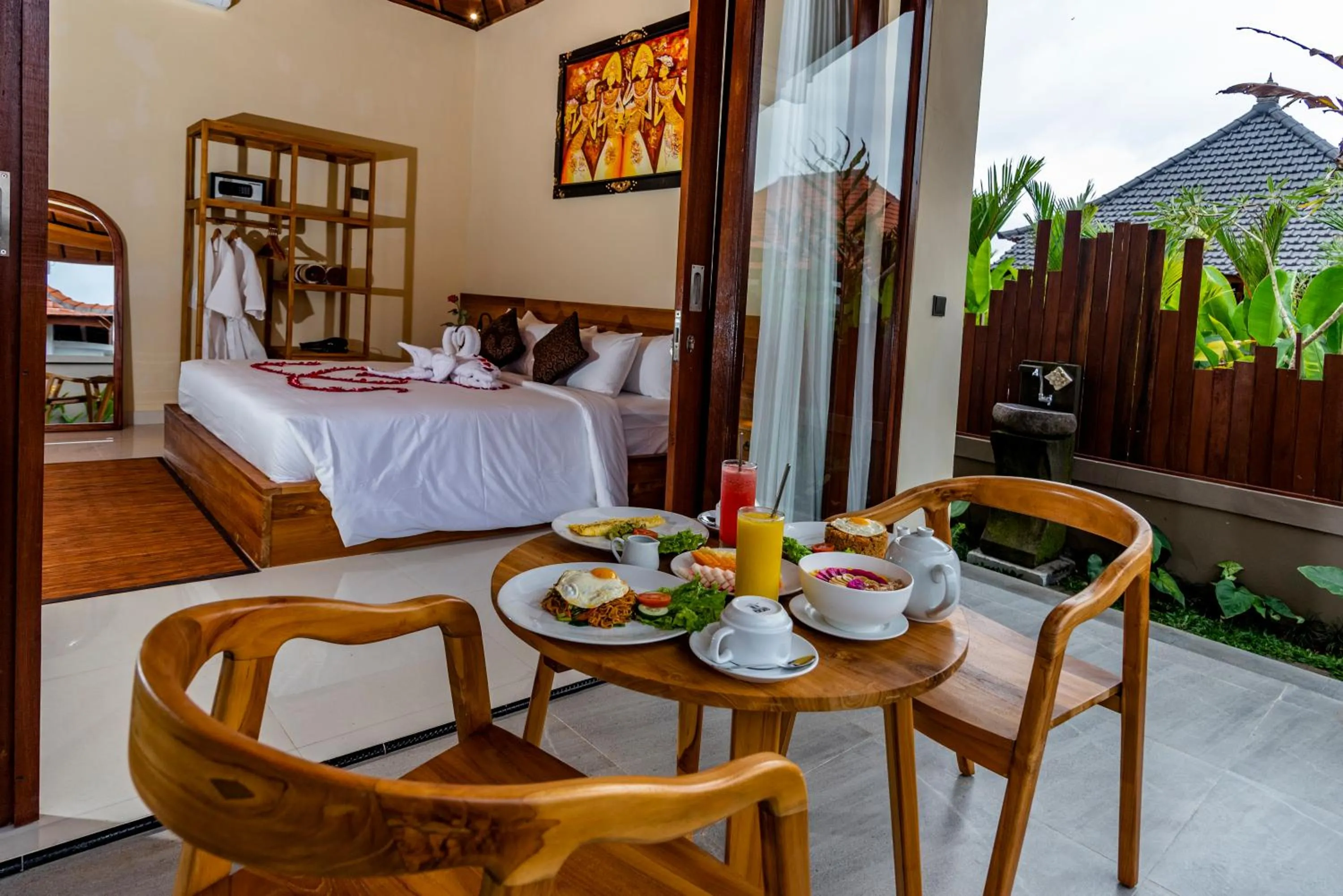 Breakfast in Umayonk Villa Ubud by Dhananjaya Hospitality