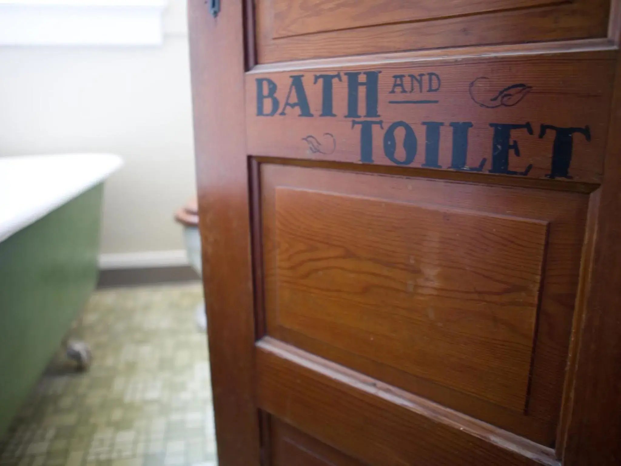 Bathroom in Balch Hotel Bathroom in Balch Hotel