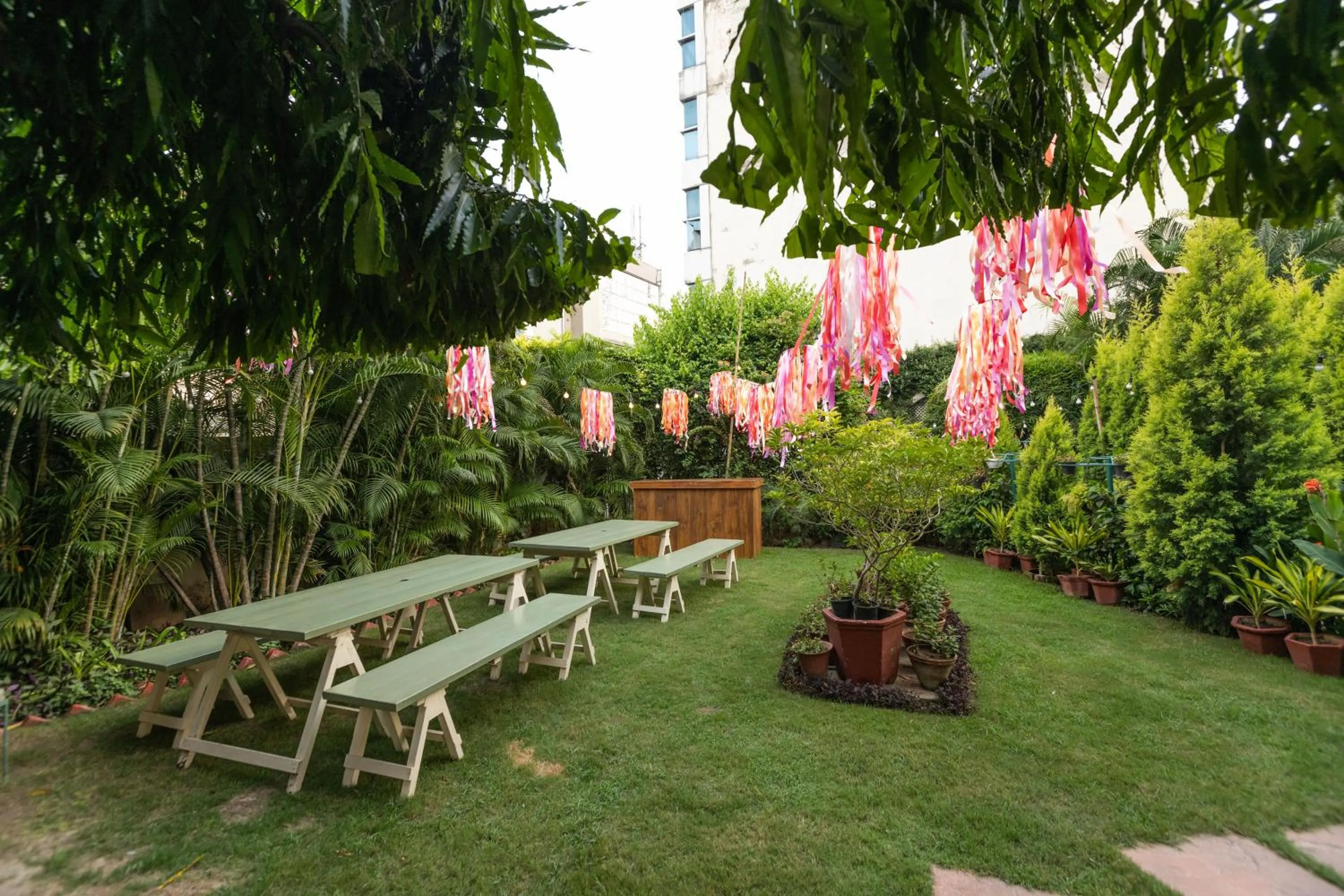 Garden in Hotel Kamal Palace