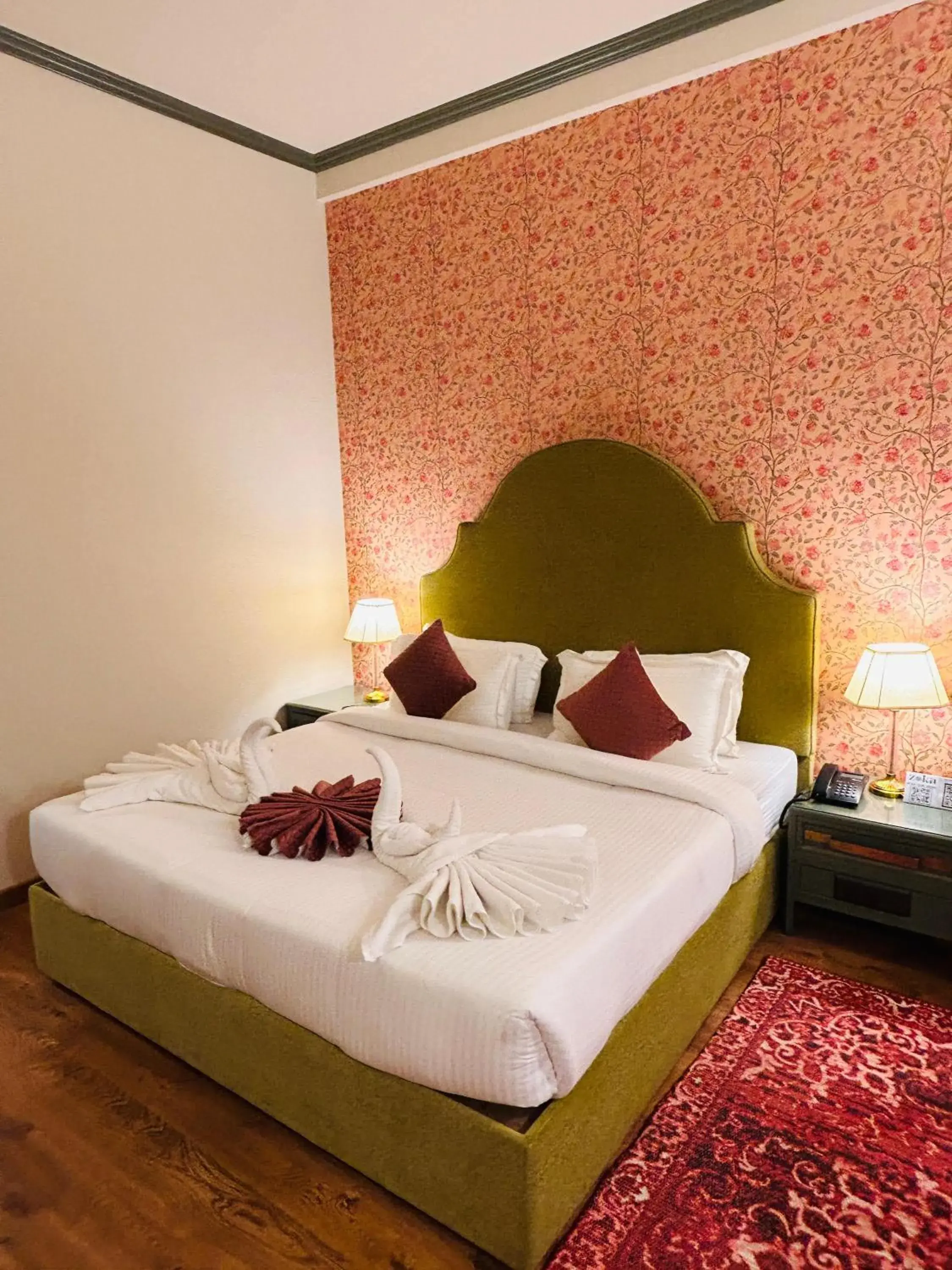 Bed in Hotel Kamal Palace Bed in Hotel Kamal Palace