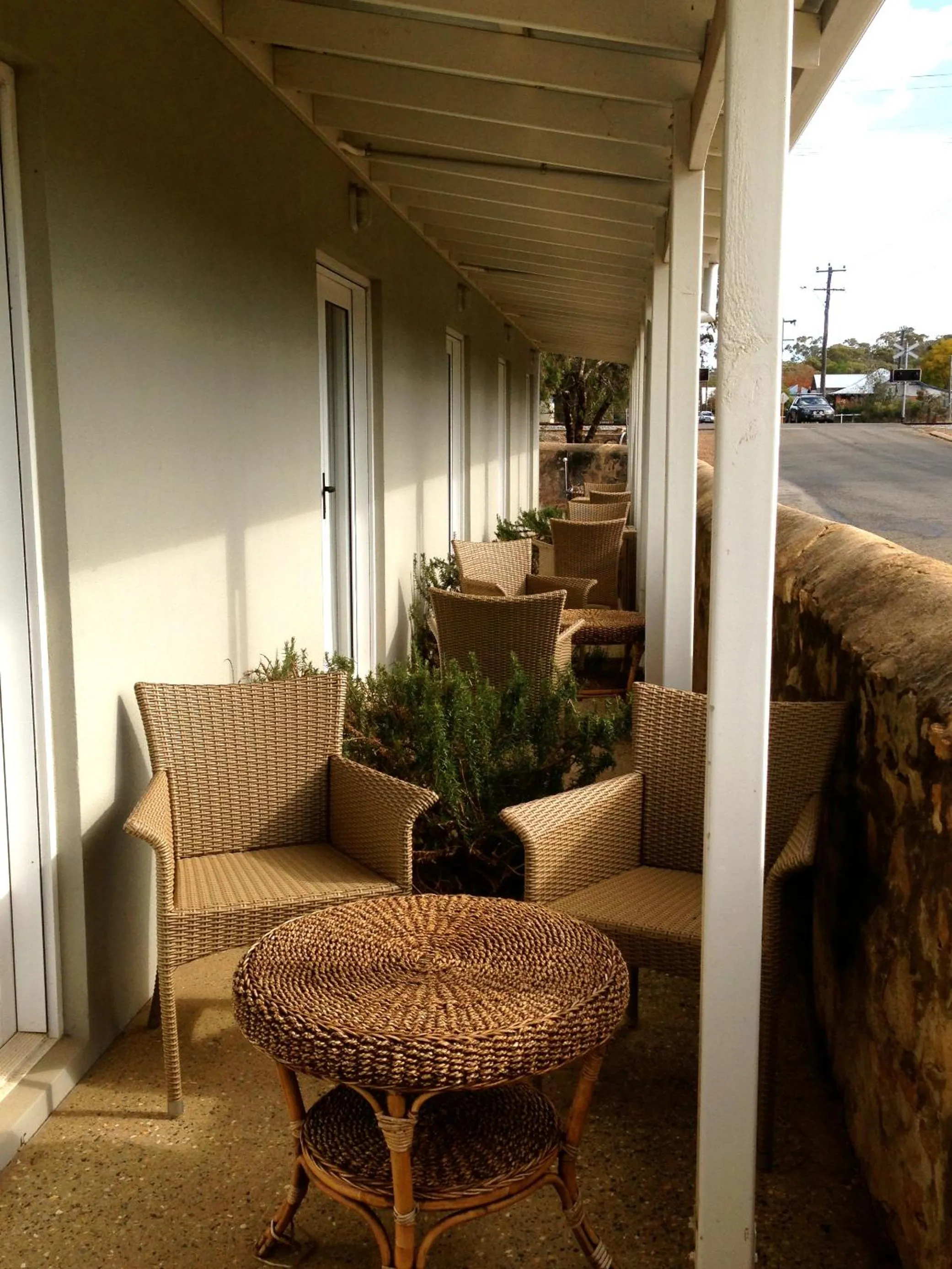 Patio in The York Palace Accommodation