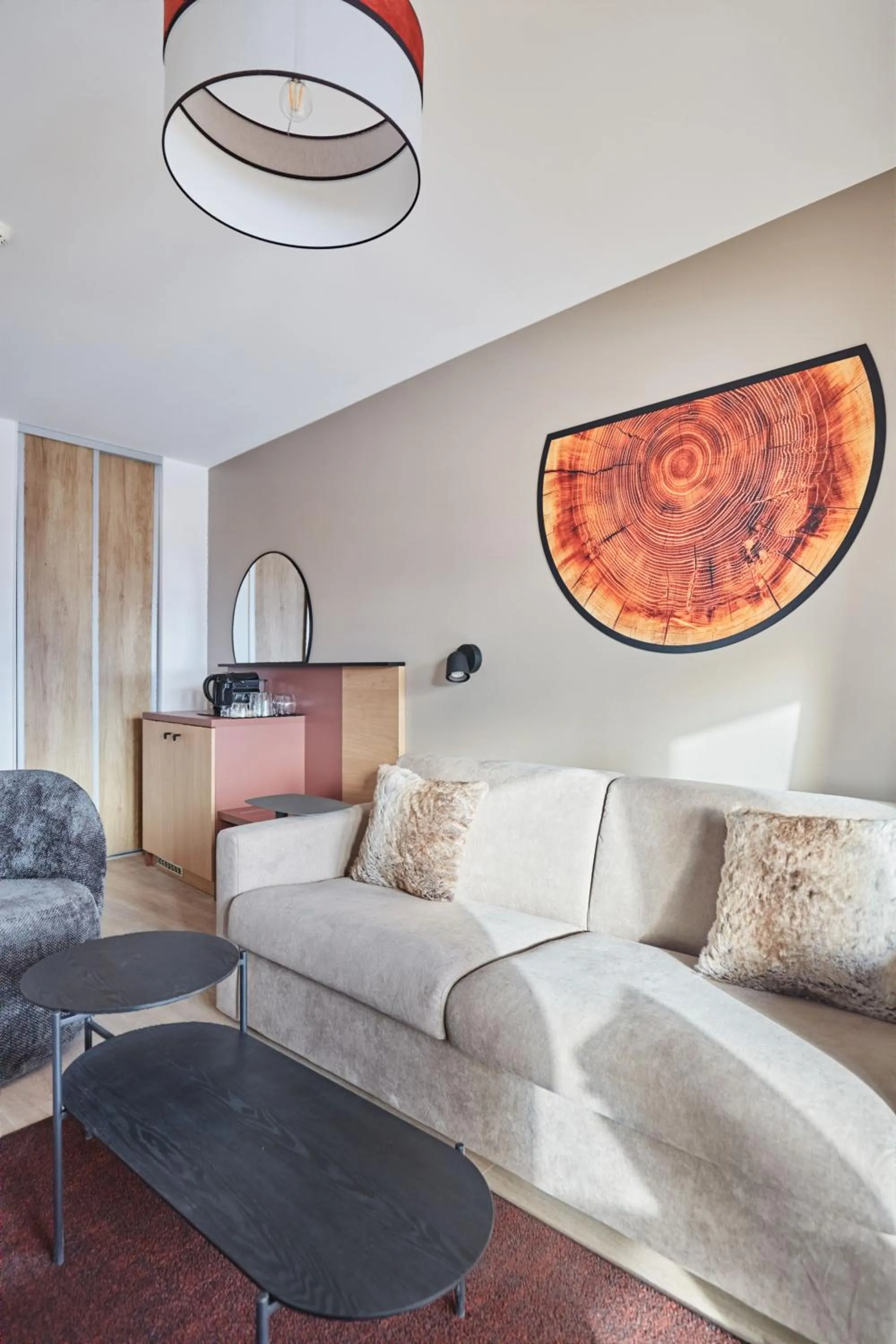 Seating area in Hotel L'Ecrin Blanc by Odalys