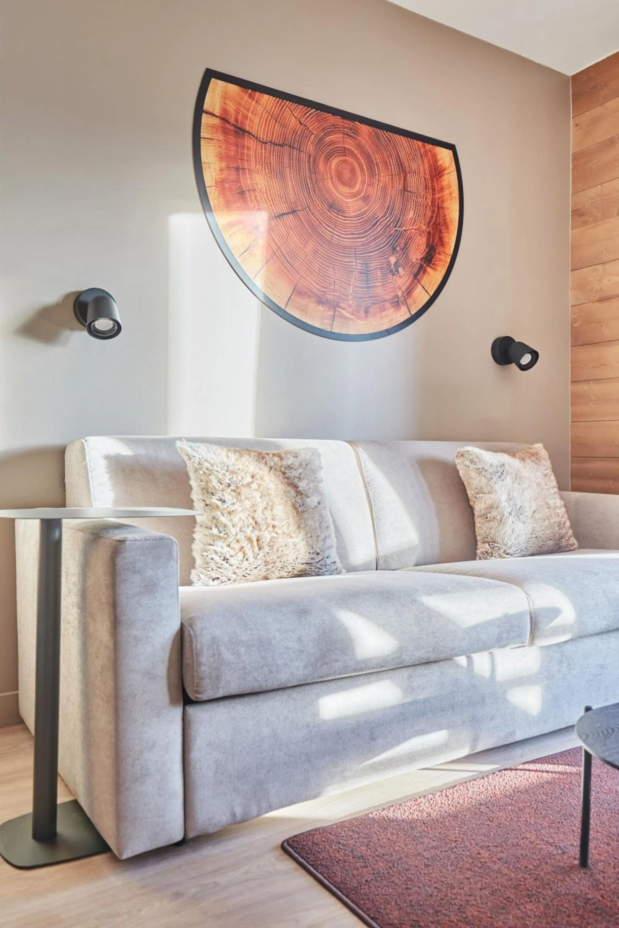 Seating area in Hotel L'Ecrin Blanc by Odalys