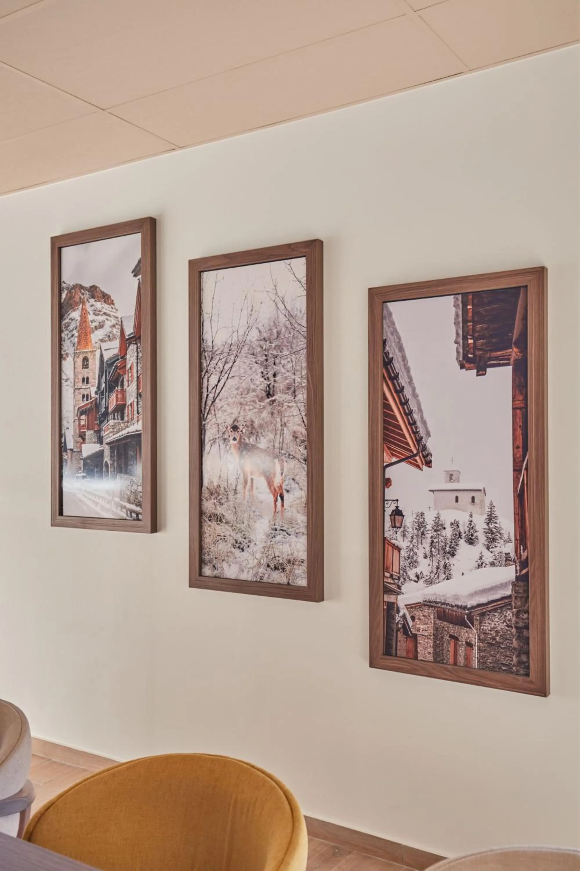 Decorative detail in Hotel L'Ecrin Blanc by Odalys