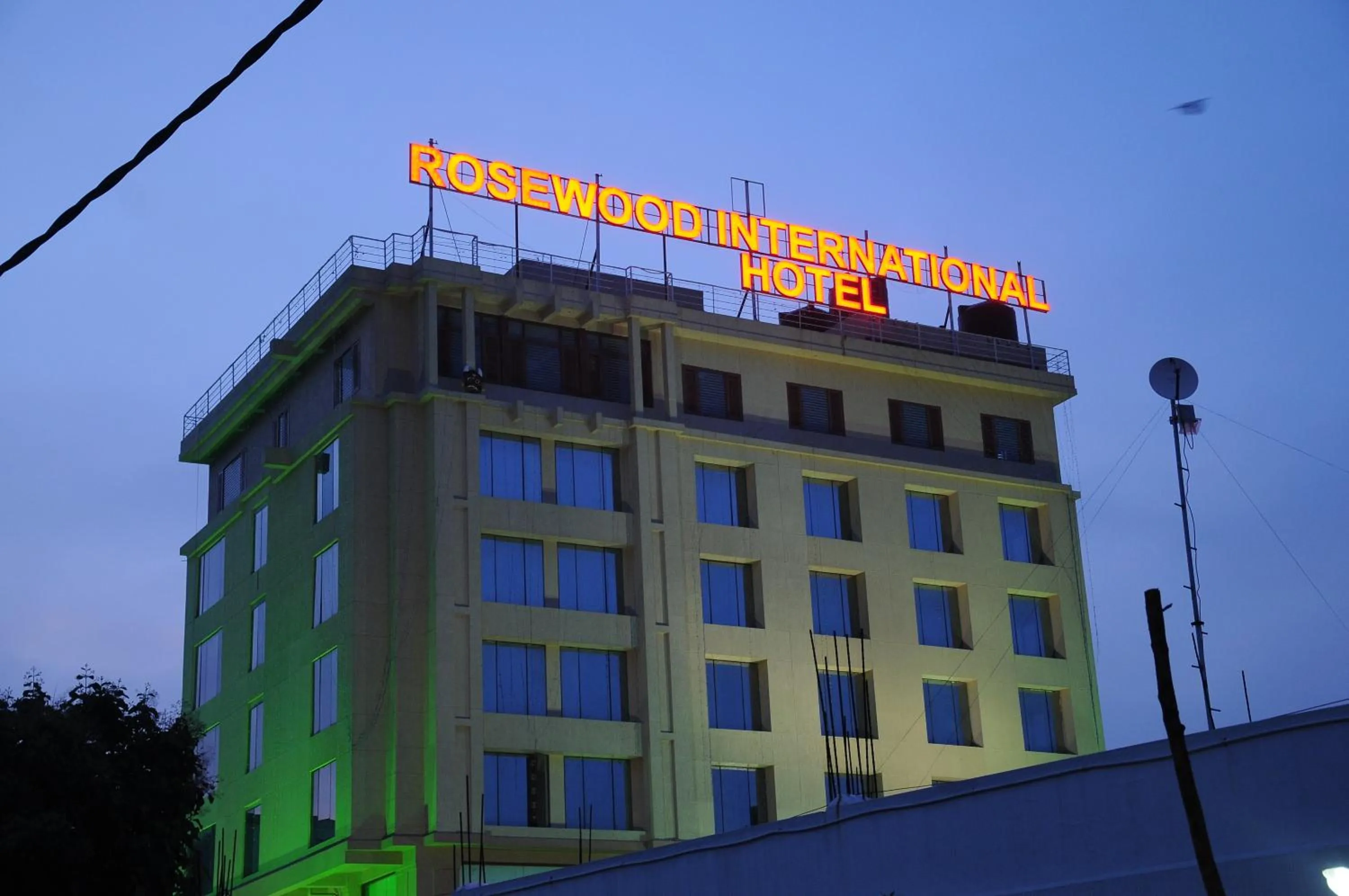 Facade/entrance in Rosewood International Hotel
