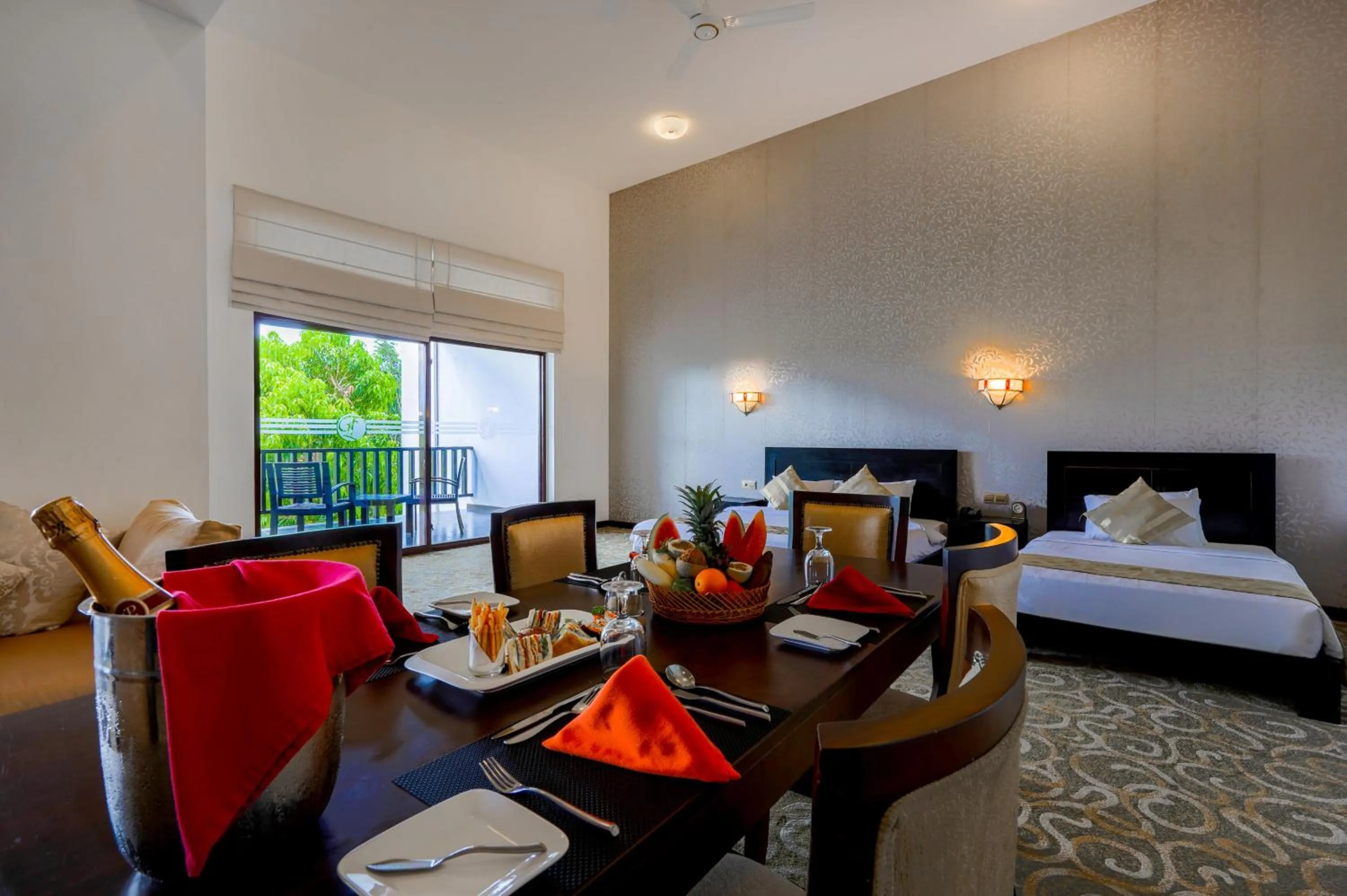 Bed in Grand Tamarind Lake