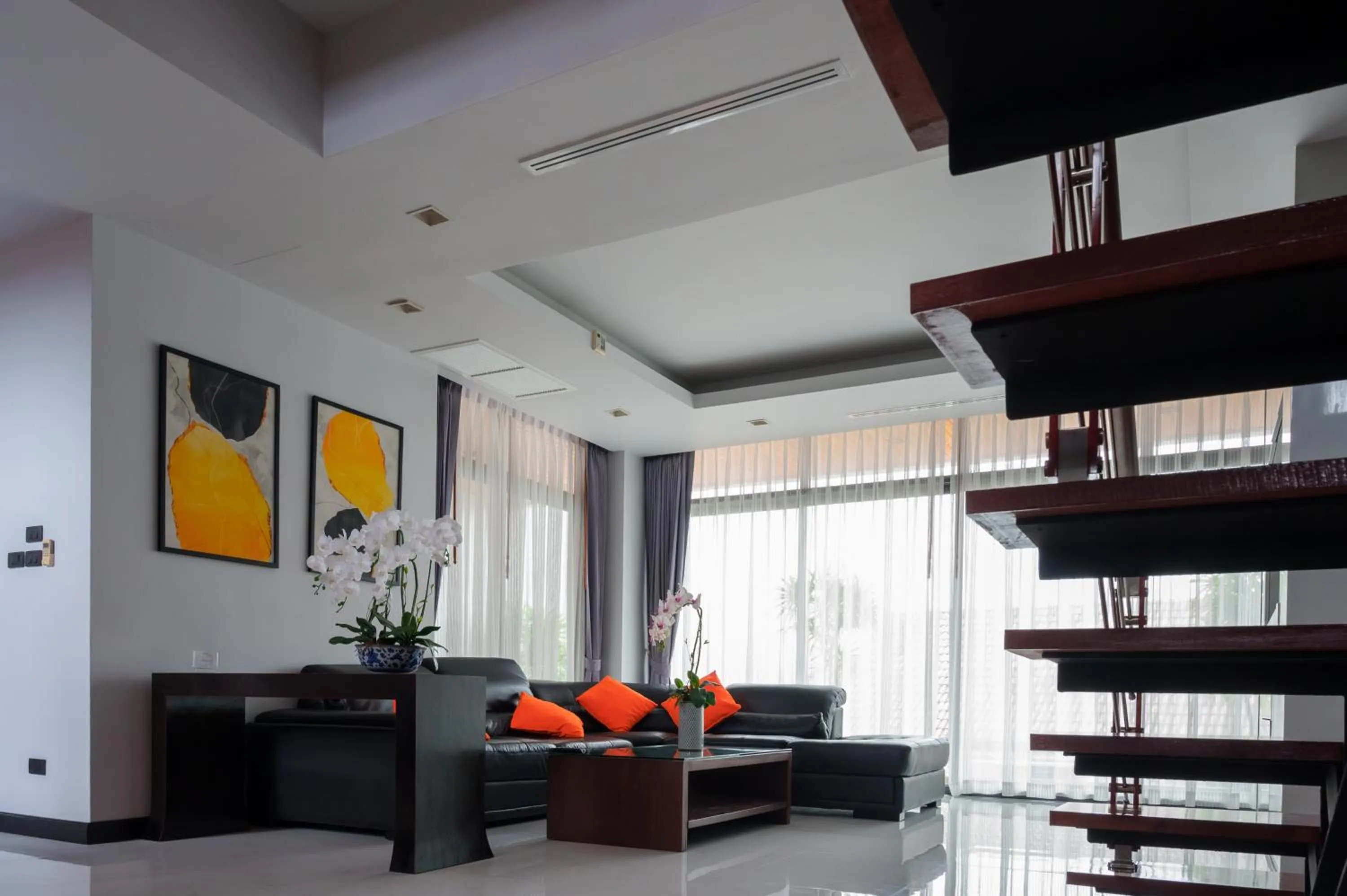 Living room in AQUA Villa Rawai