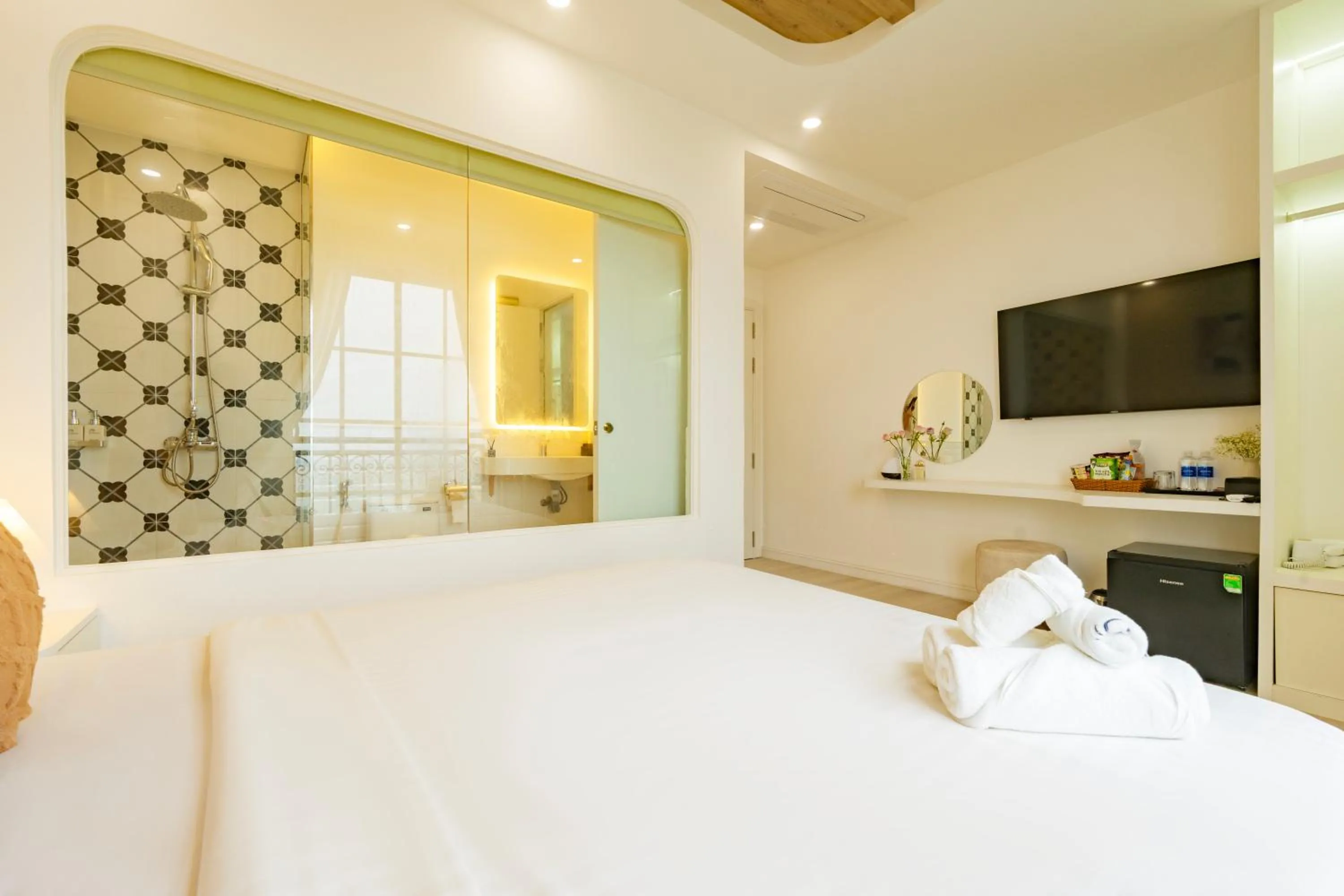 Bed in Hub Multi Hotel Phu Quoc