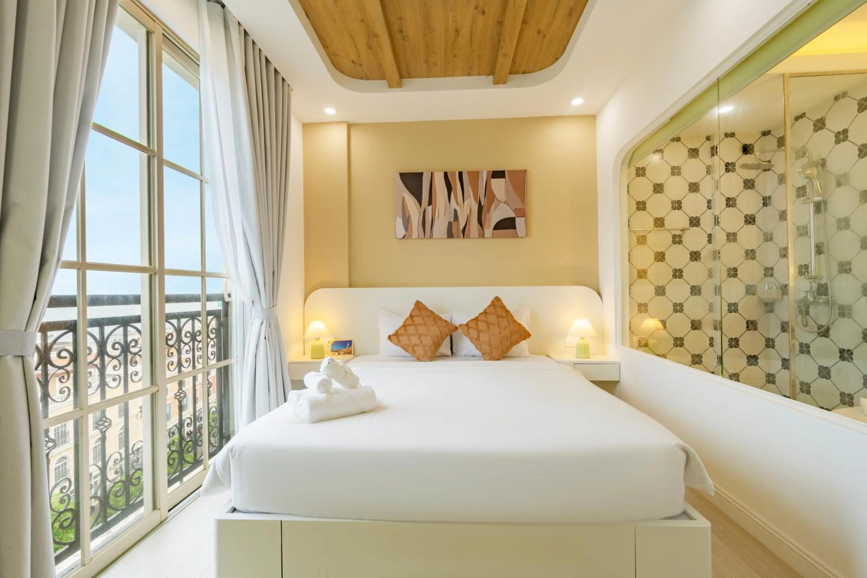 Photo of the whole room, Bed in Hub Multi Hotel Phu Quoc