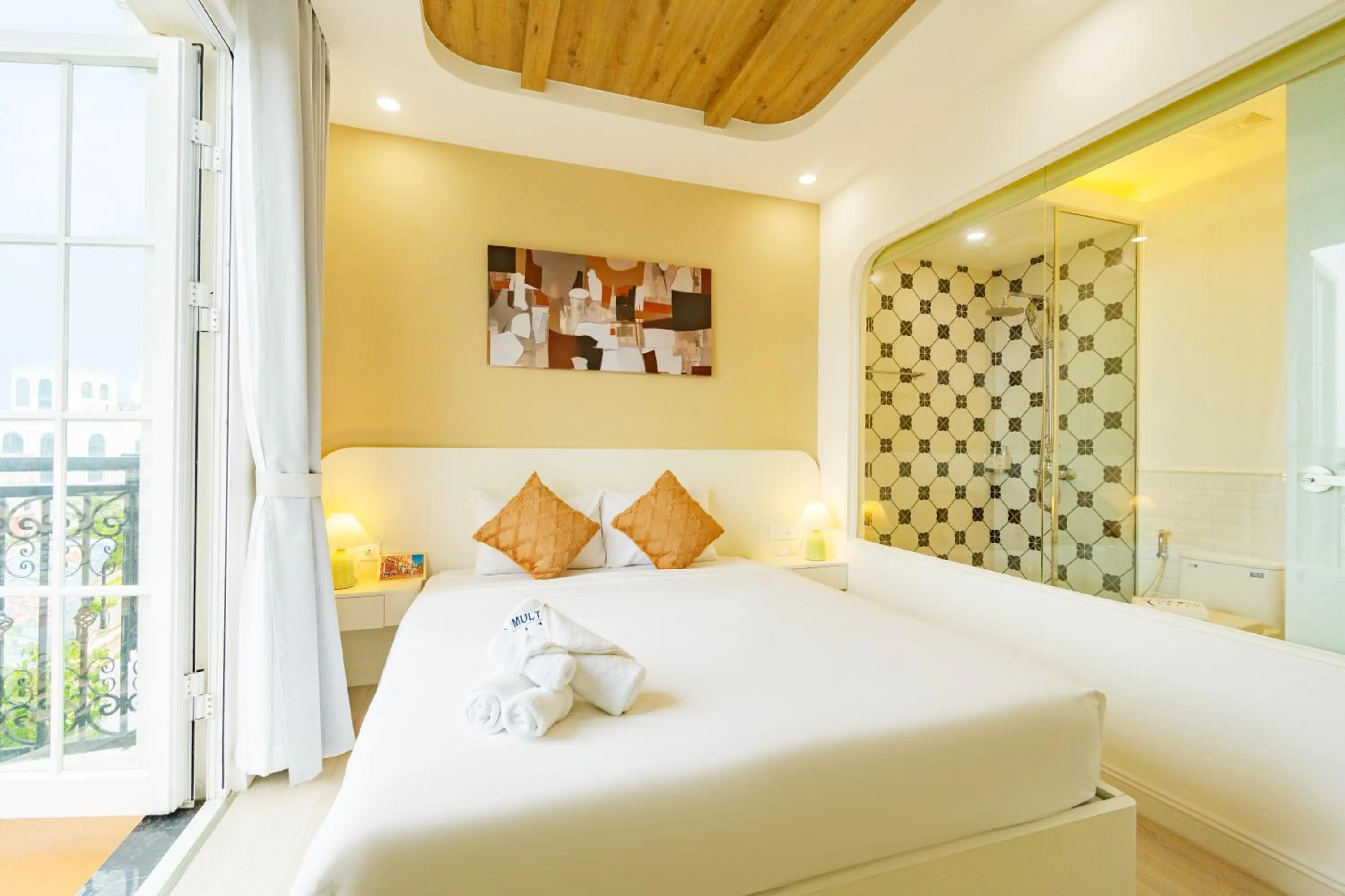 Bed in Hub Multi Hotel Phu Quoc