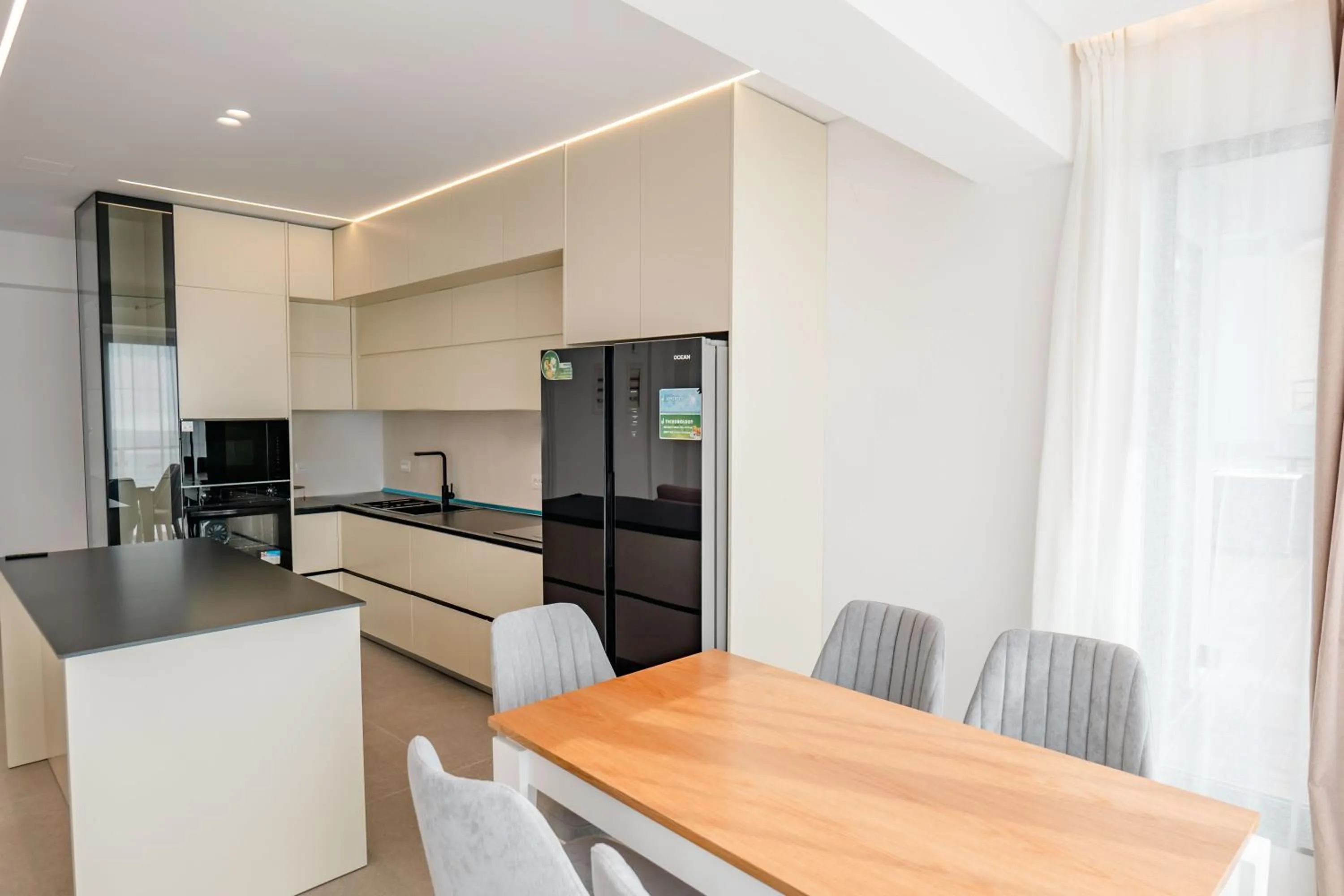 Kitchen or kitchenette in StarLight Apartments 2