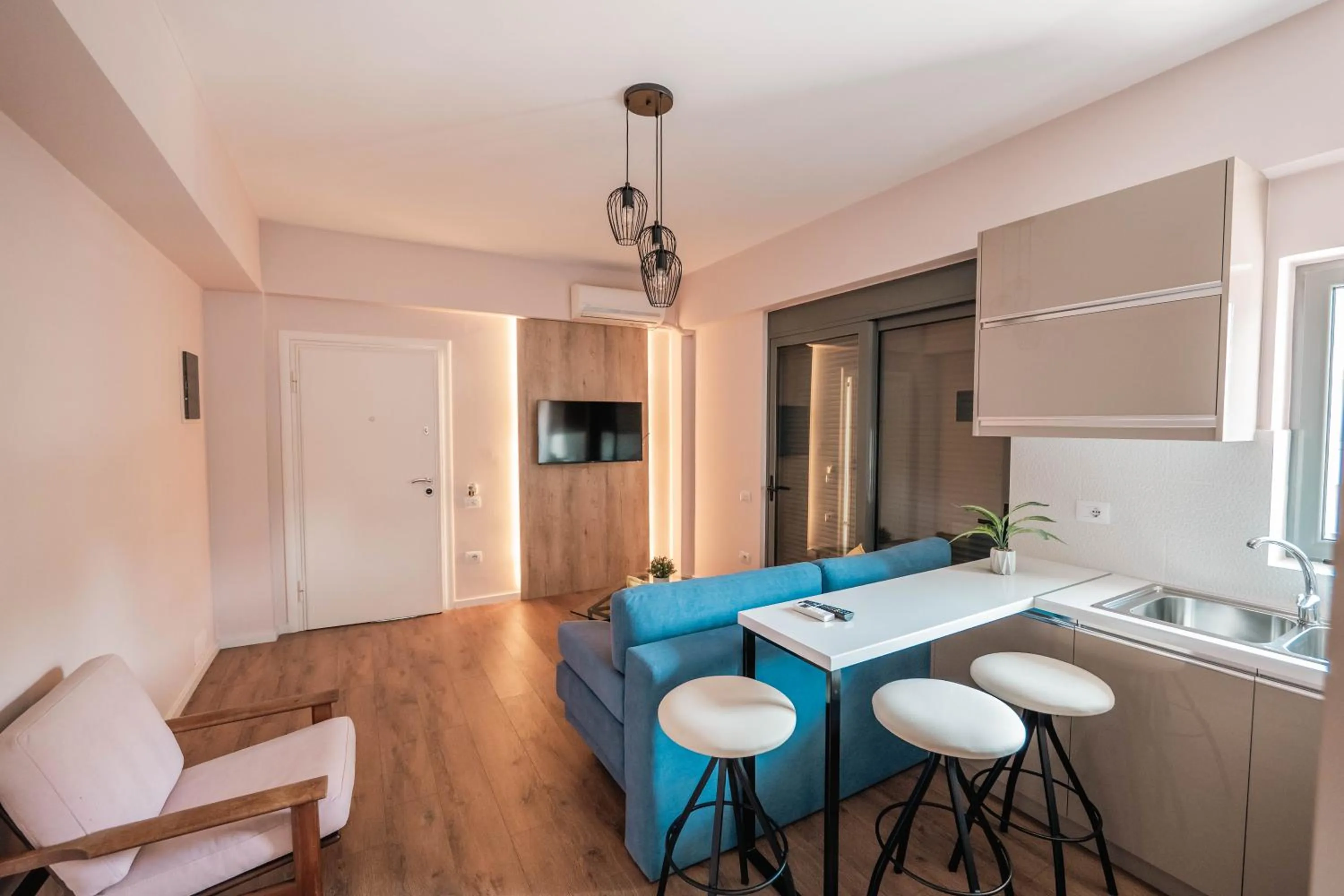 Seating area in StarLight Apartments 2