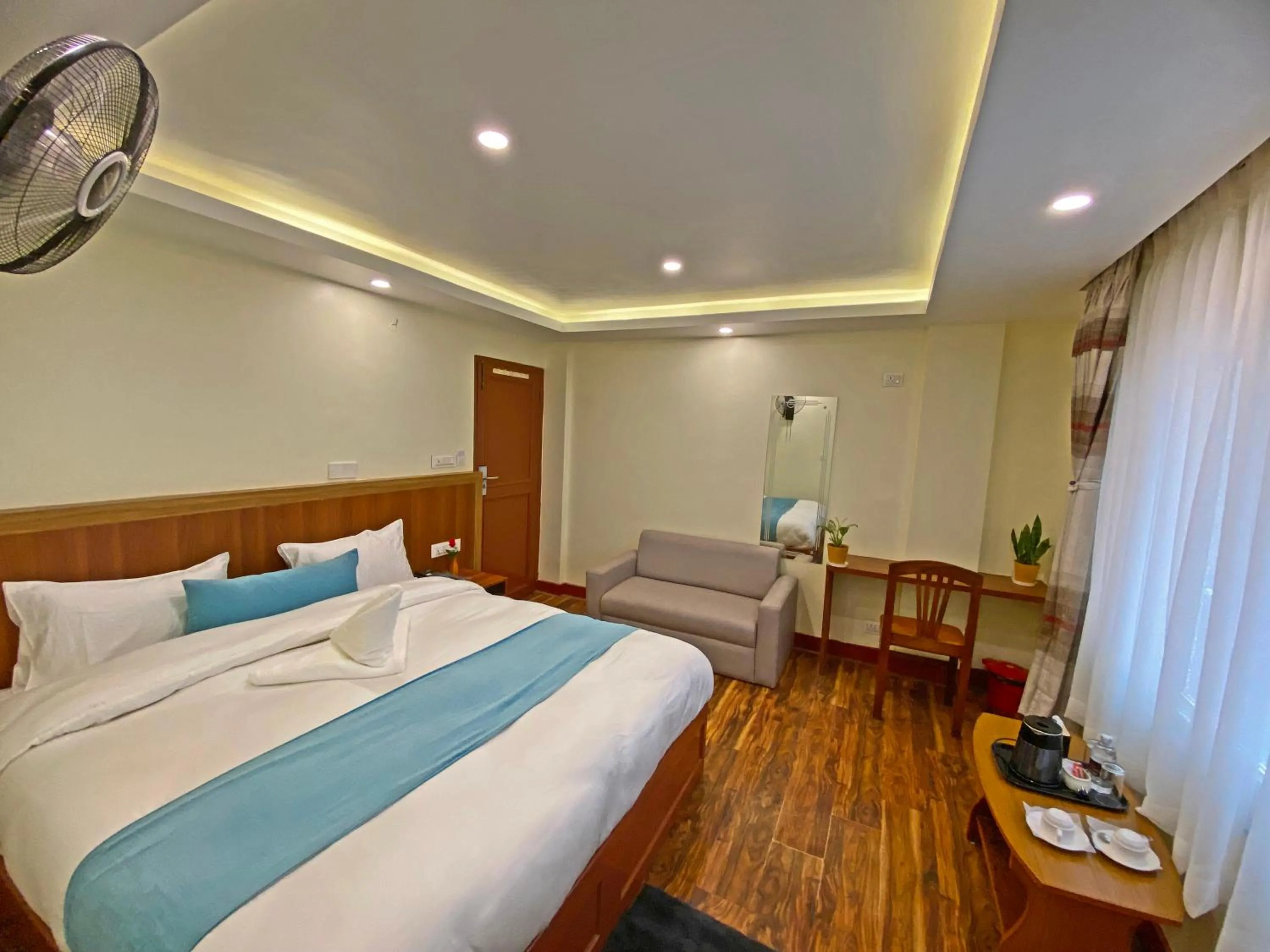 Bed in Hotel Himalayan BTS