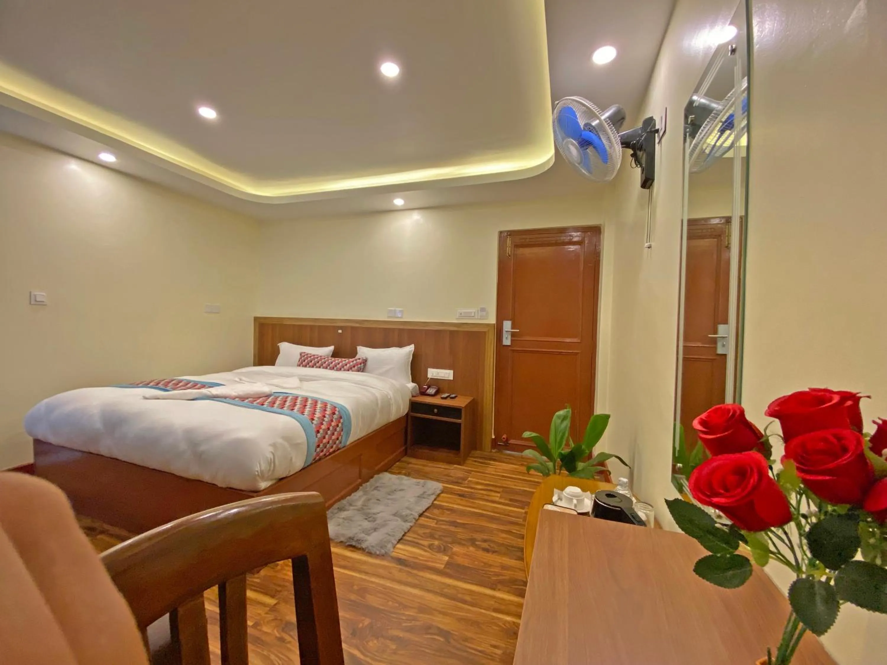 Bed in Hotel Himalayan BTS