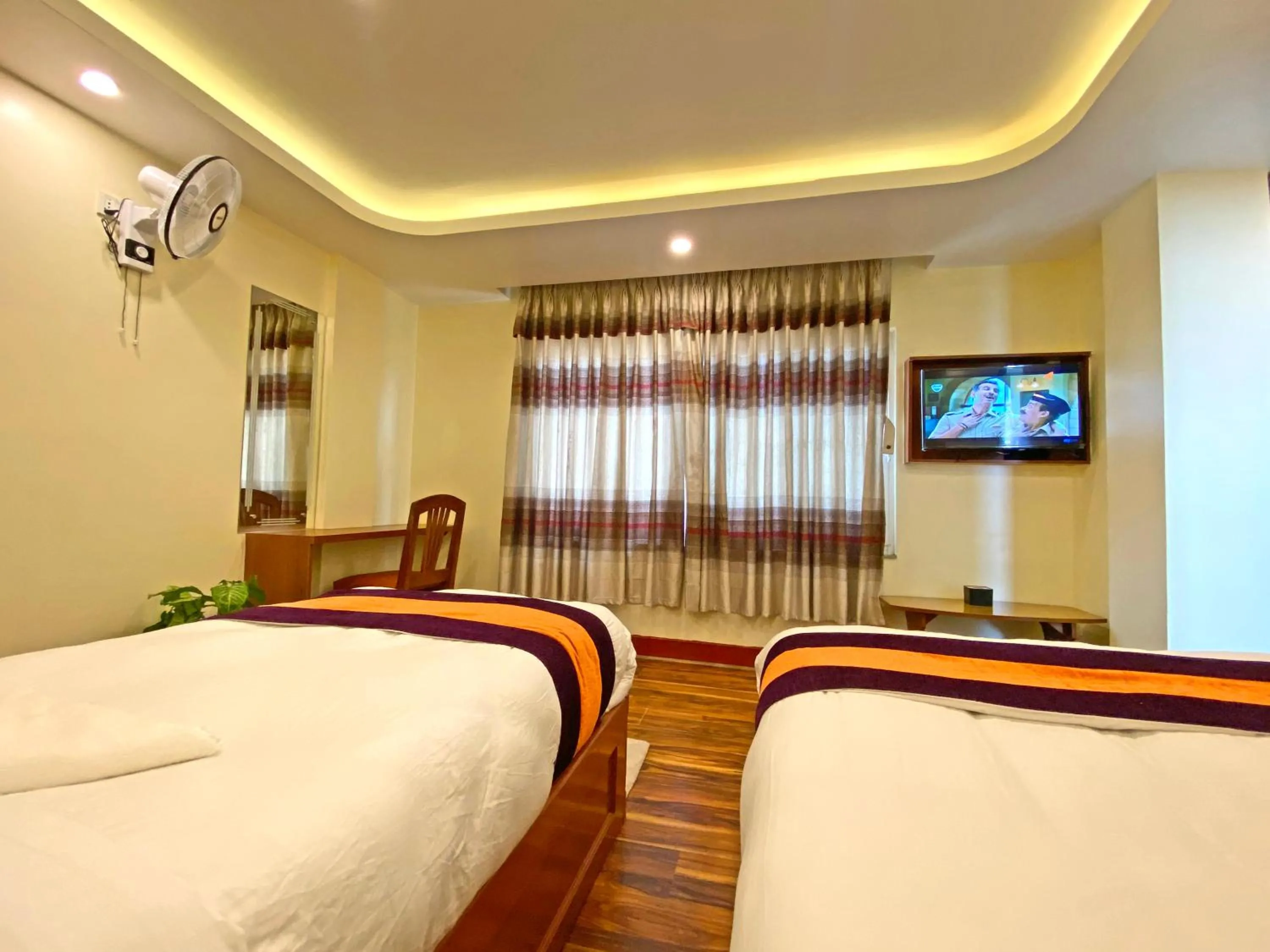 Bed in Hotel Himalayan BTS