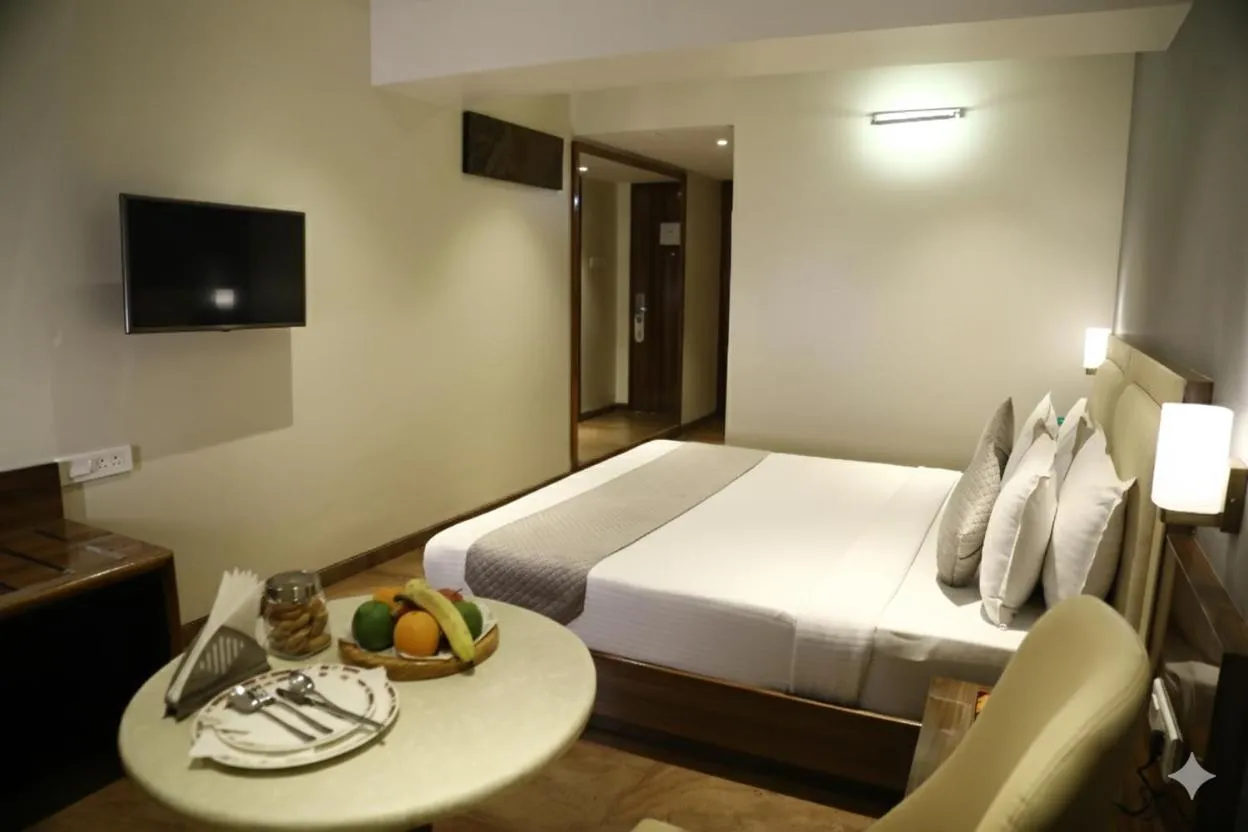 Photo of the whole room, Bed in Shamrock Greens by Jardin Hotels