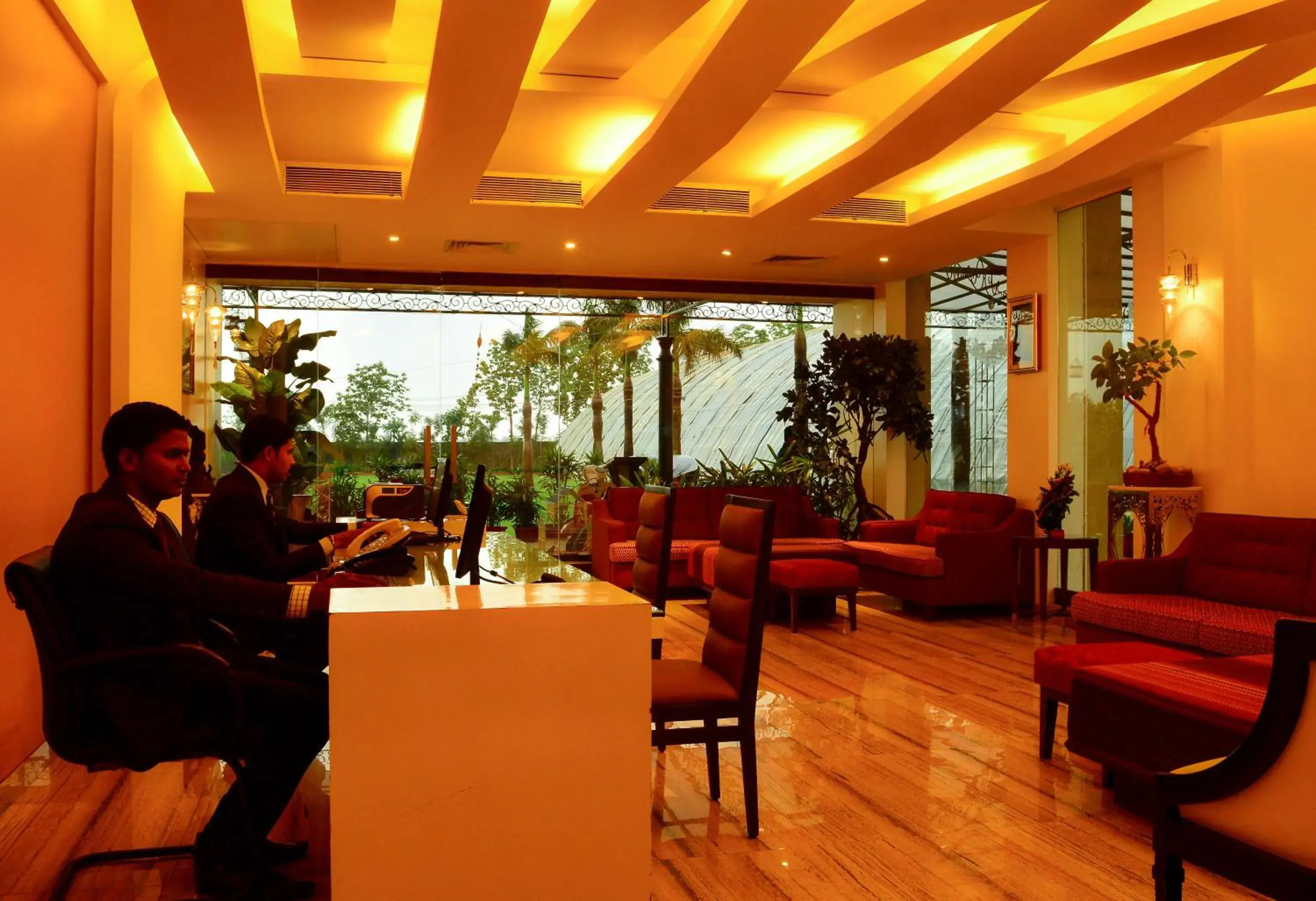 Lobby or reception in Shamrock Greens by Jardin Hotels Lobby or reception in Shamrock Greens by Jardin Hotels