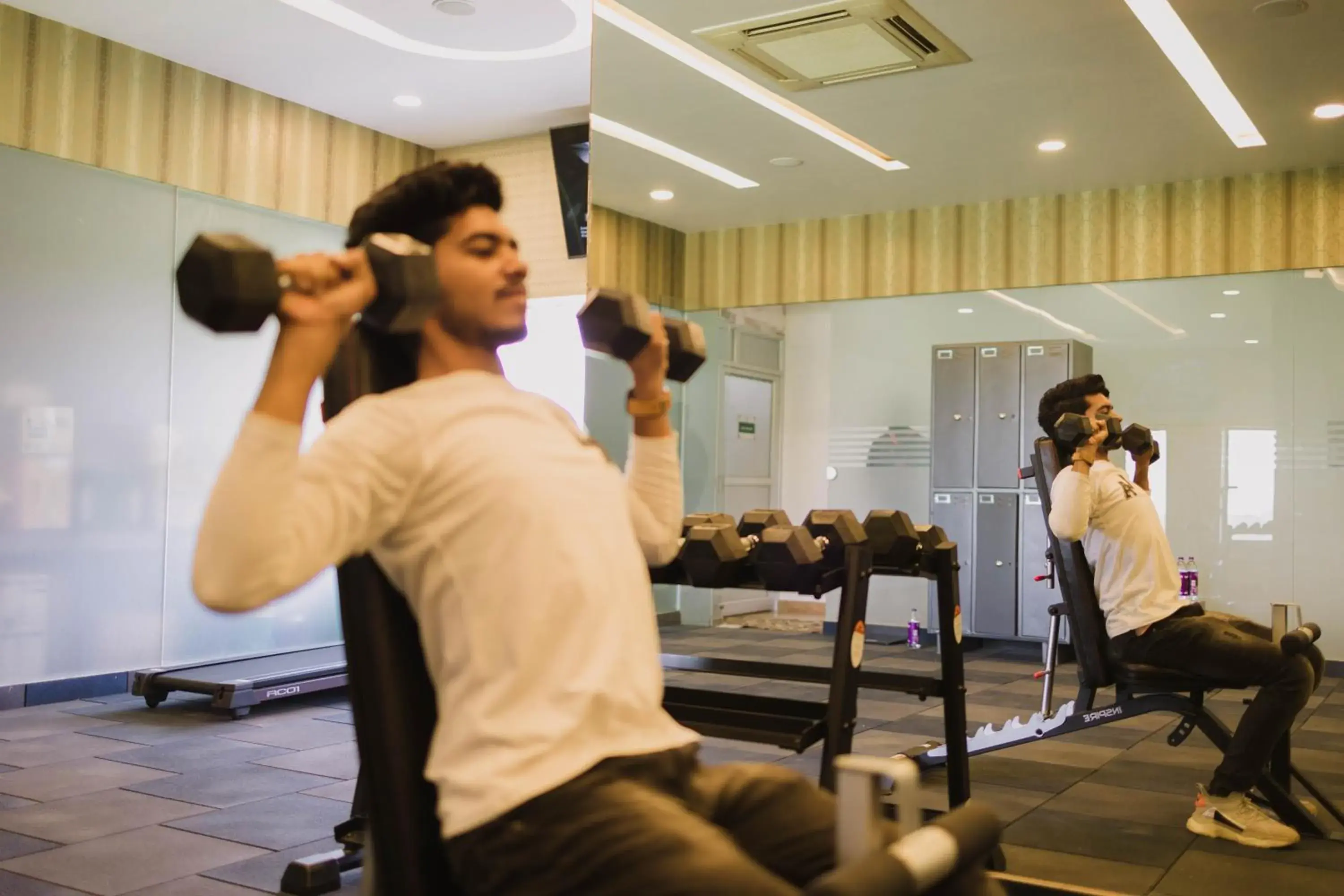 Fitness centre/facilities in Shamrock Greens by Jardin Hotels Fitness centre/facilities in Shamrock Greens by Jardin Hotels