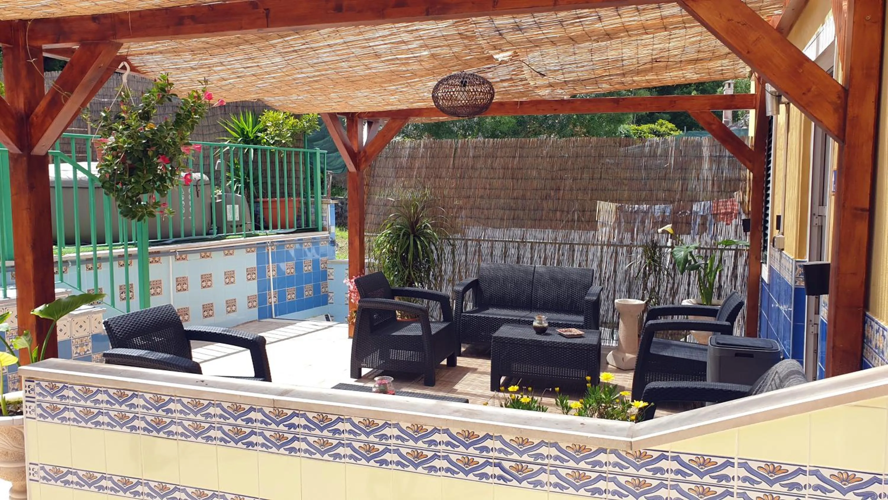 Patio in Guesthouse of Alcobaça