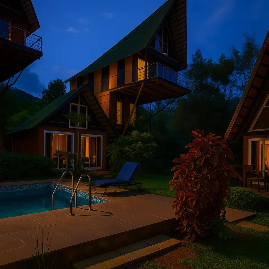 Garden view in Rumourss Sky Villa & Resort