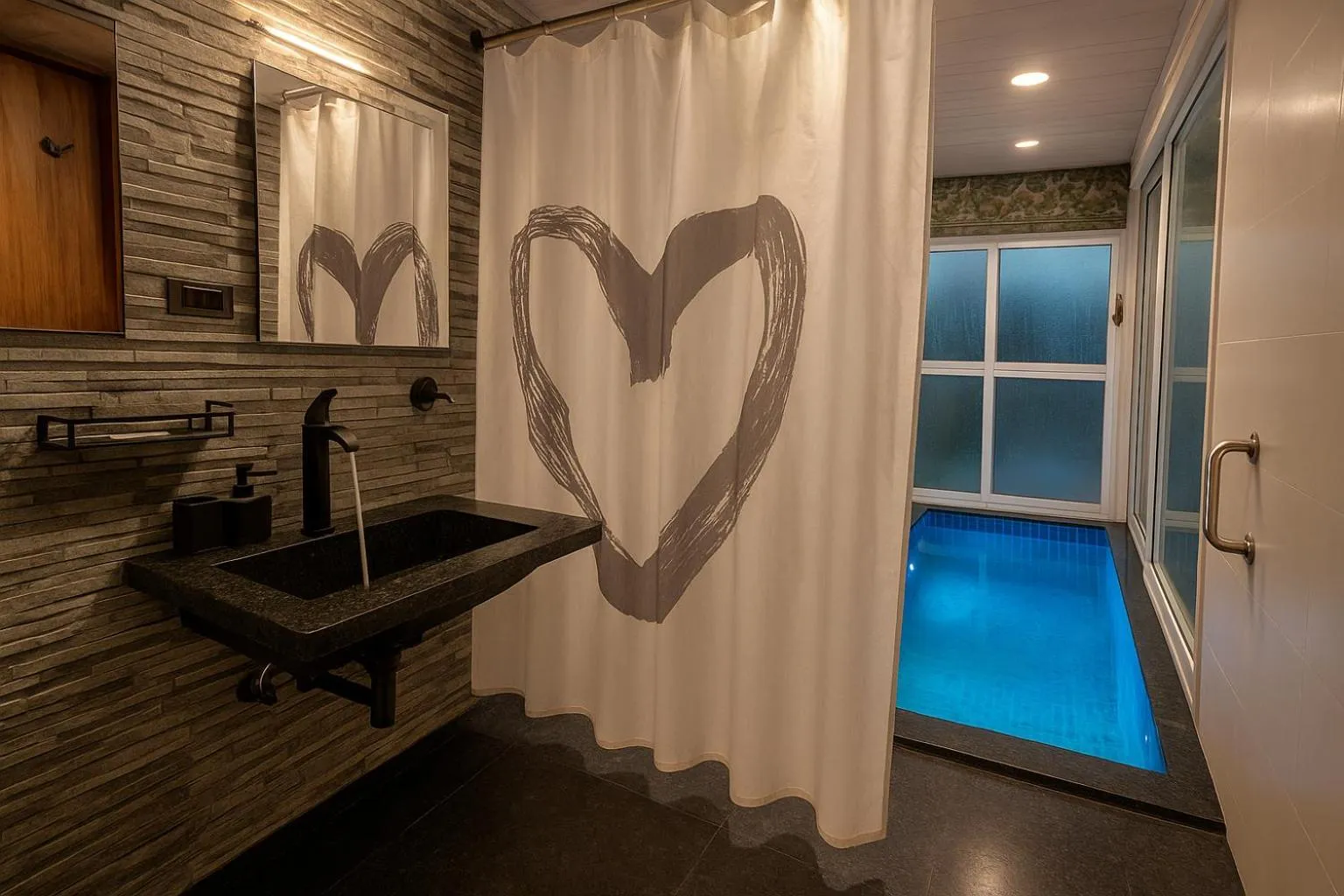 Swimming pool in Rumourss Sky Villa & Resort