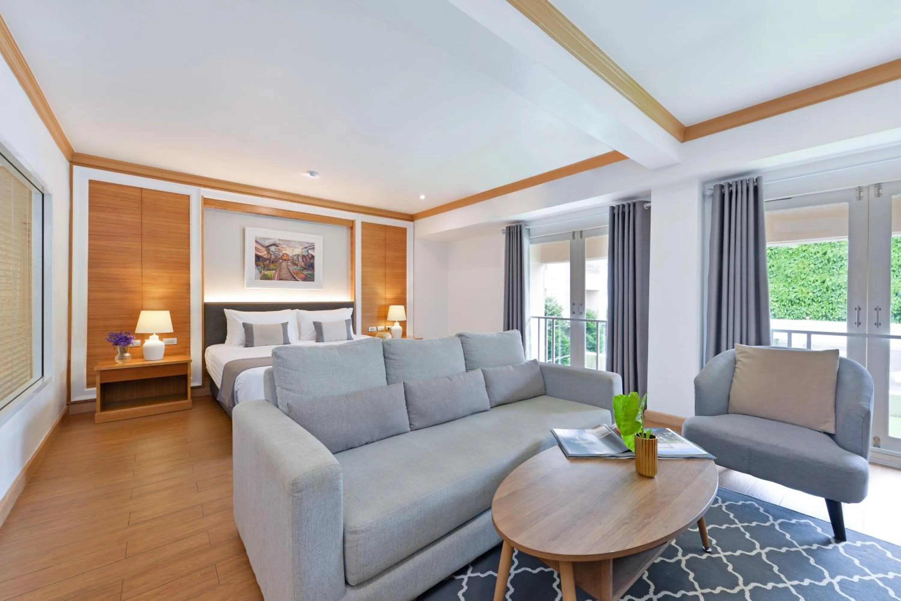 Living room in The Beverly Hotel Pattaya