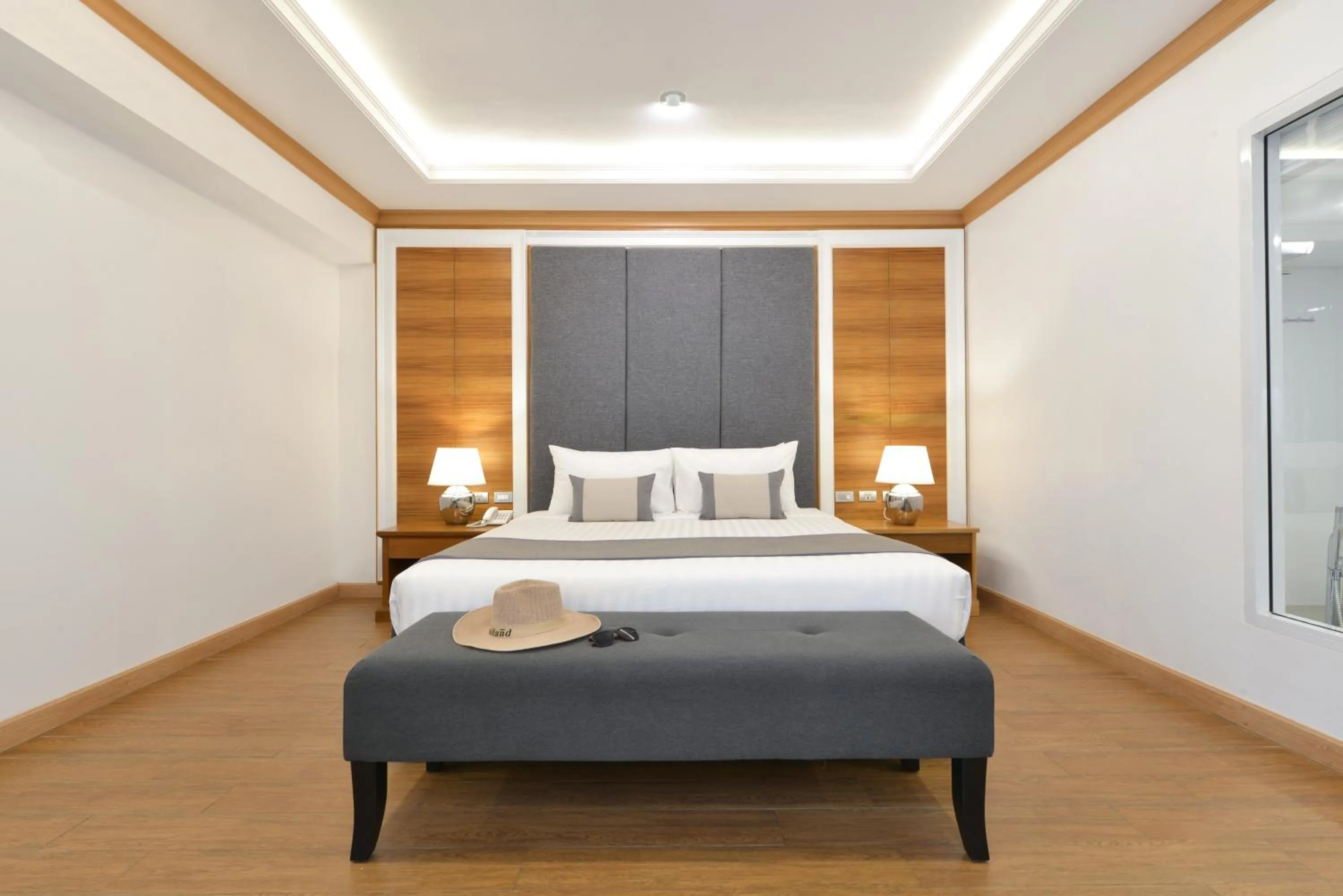 Bed in The Beverly Hotel Pattaya