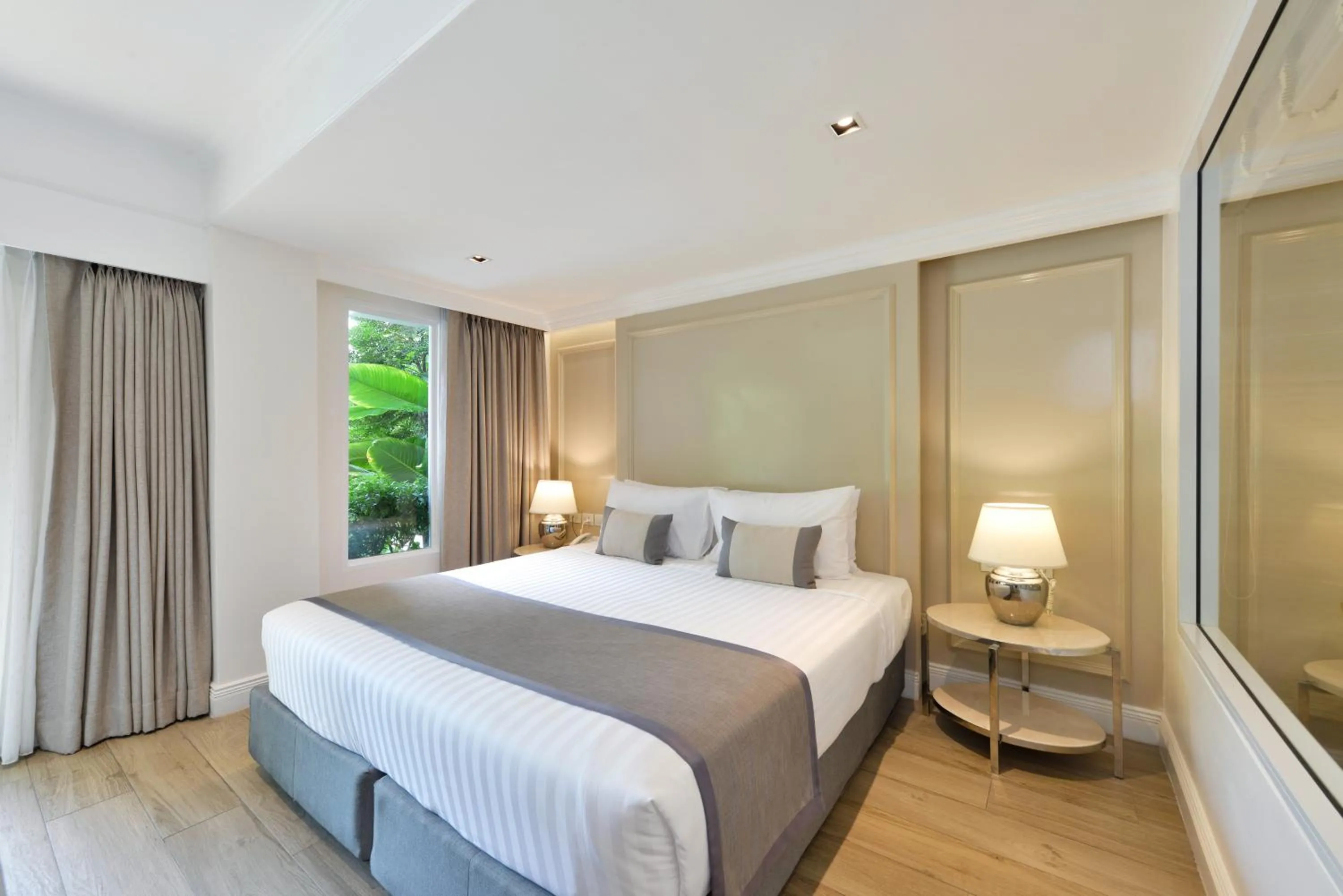 Bed in The Beverly Hotel Pattaya