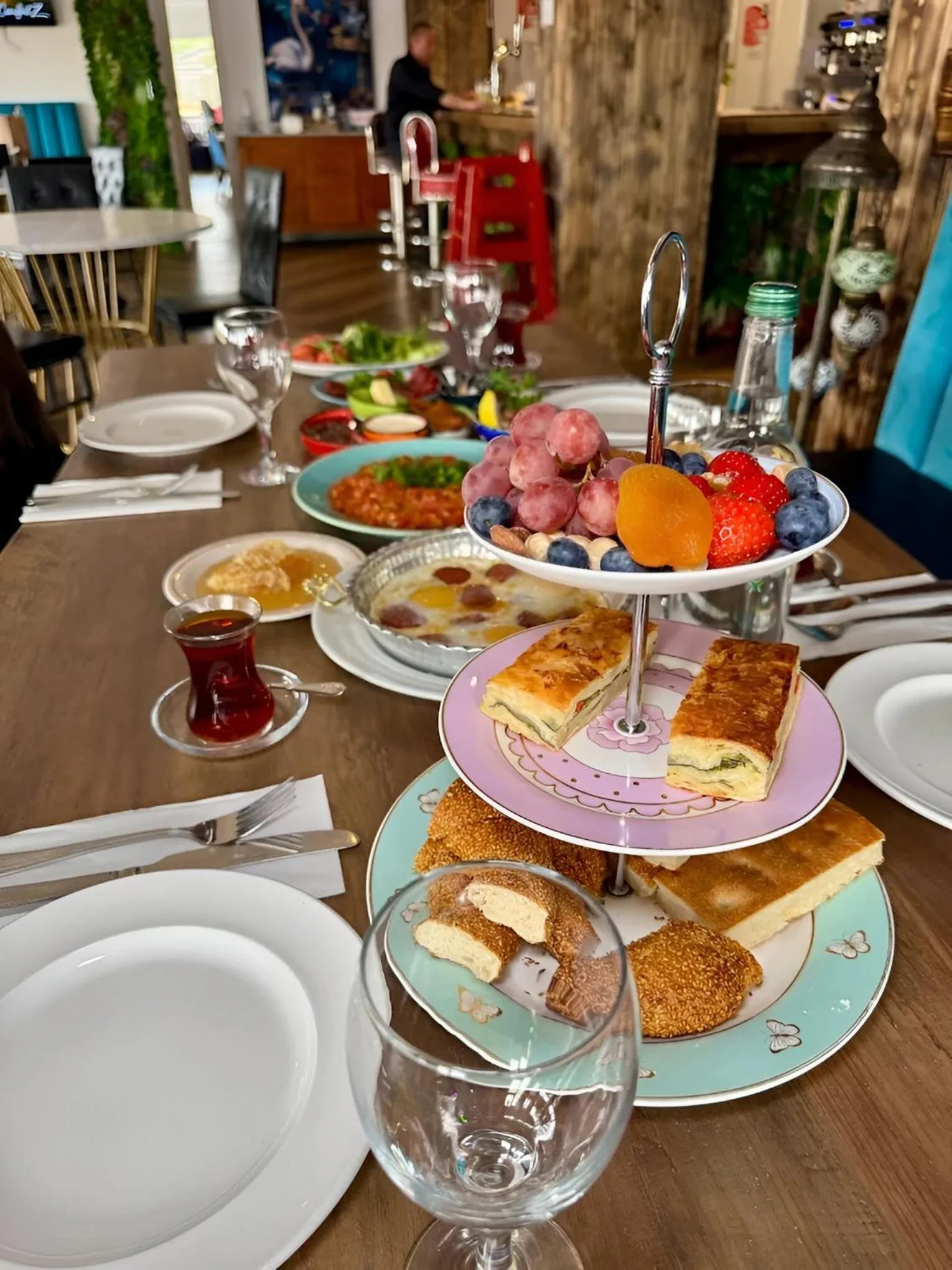 Dining area in Rivers hotel