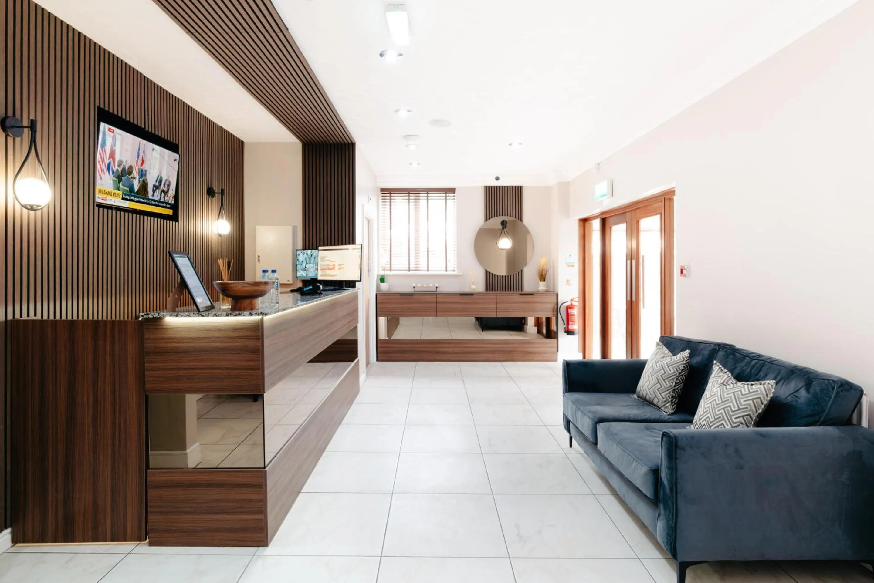 Lobby or reception in Rivers hotel