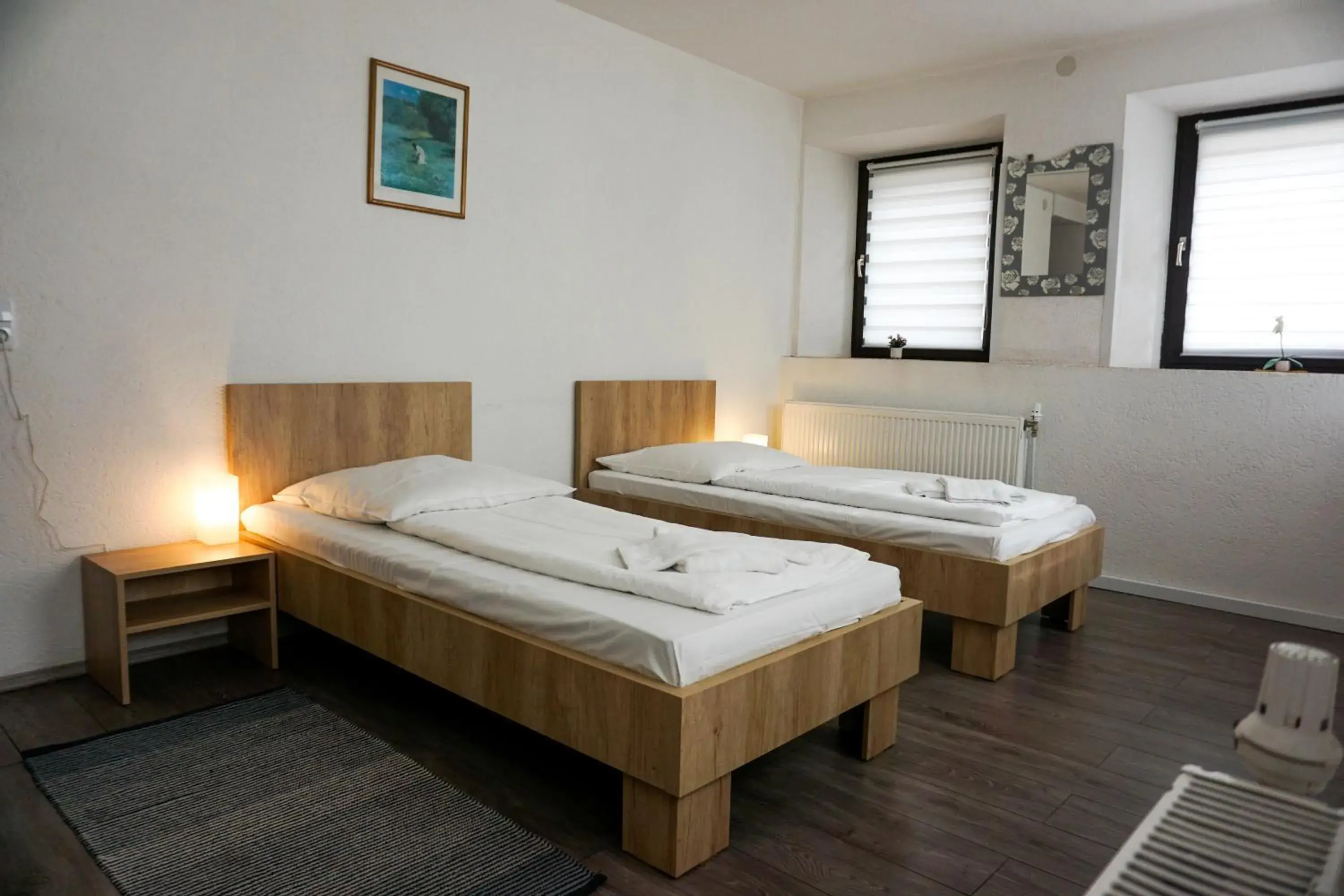 Twin Room with Private Bathroom in Hotel Kreuz Twin Room with Private Bathroom in Hotel Kreuz