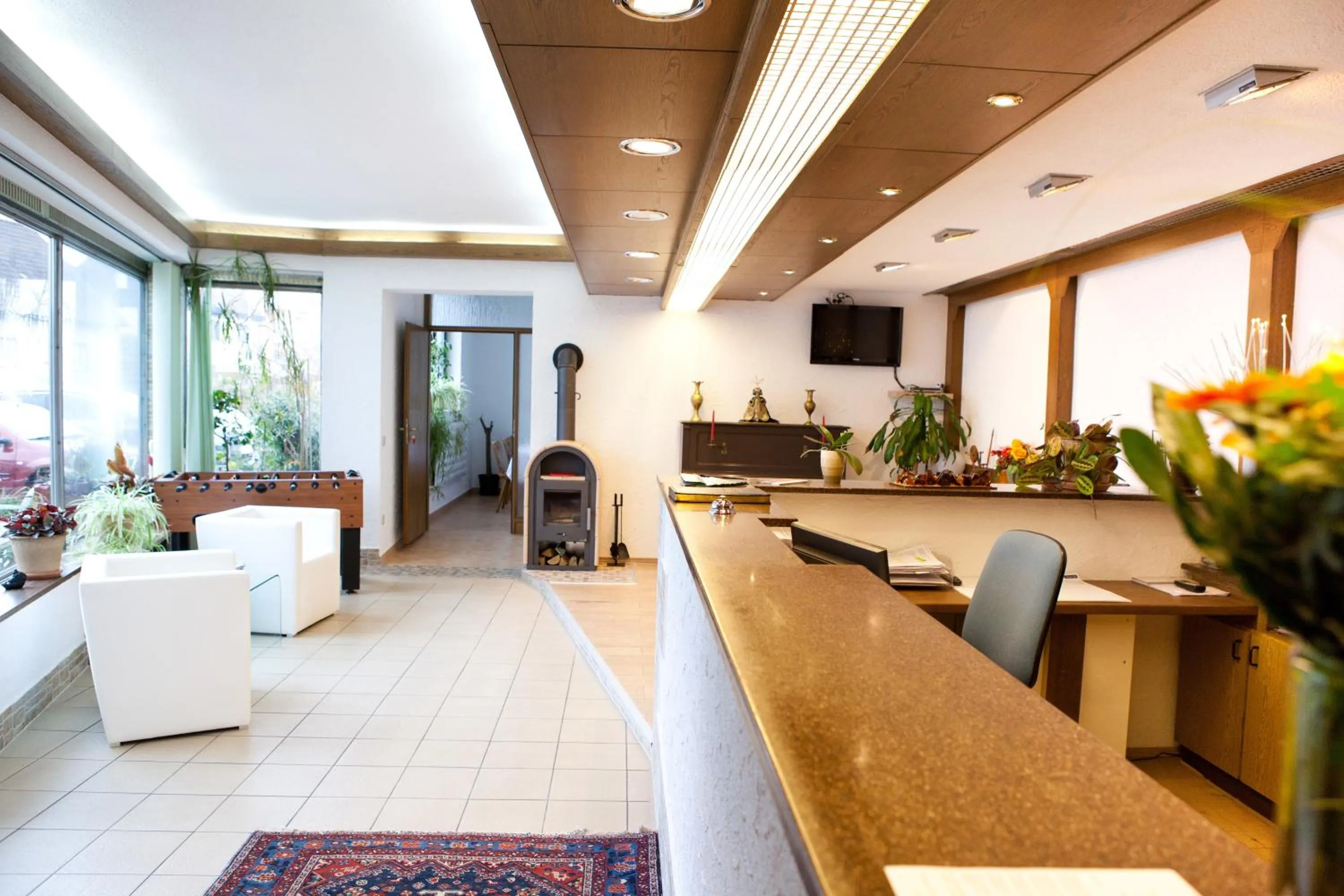 Lobby or reception in Hotel Kreuz