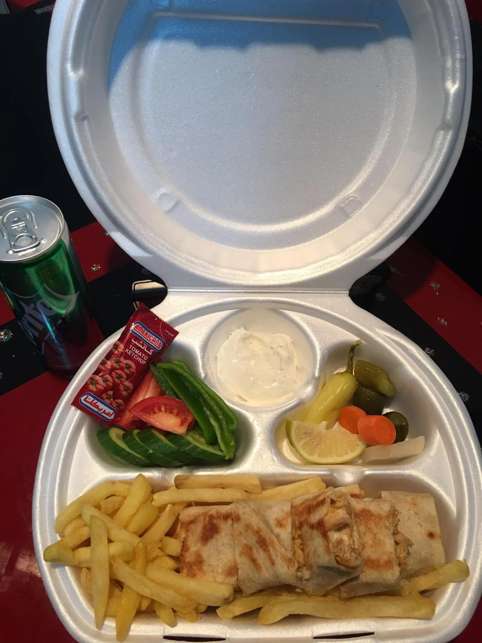 Food and drinks in Aljazeera Hotel Apartments