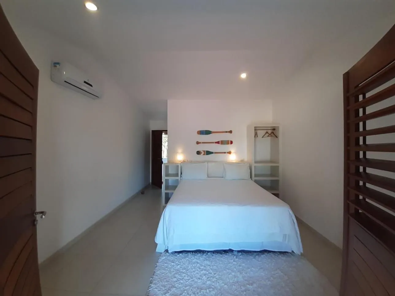 Bed in Recanto da Praia Pousada