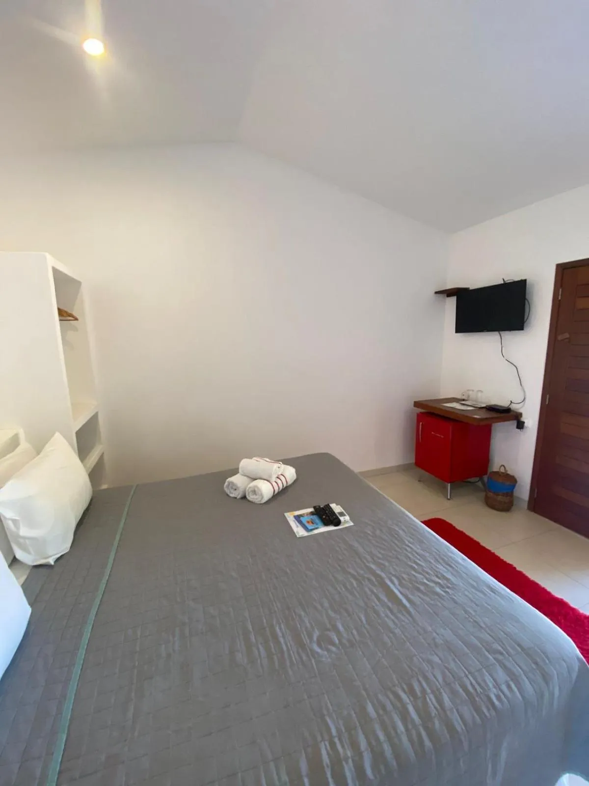 Bed in Recanto da Praia Pousada