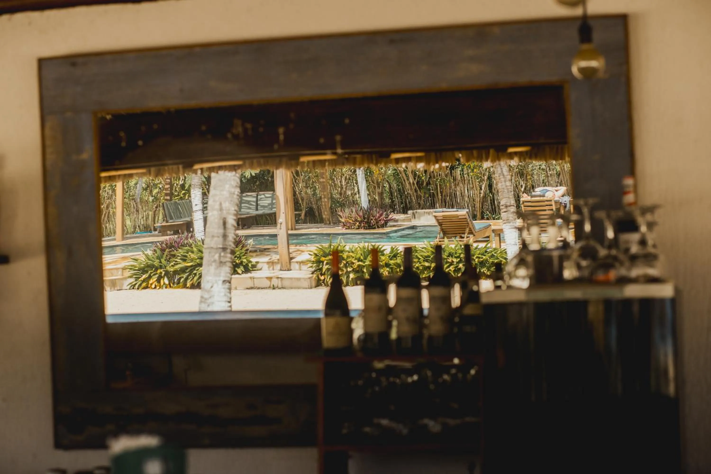 Lounge or bar in Recanto da Praia Pousada