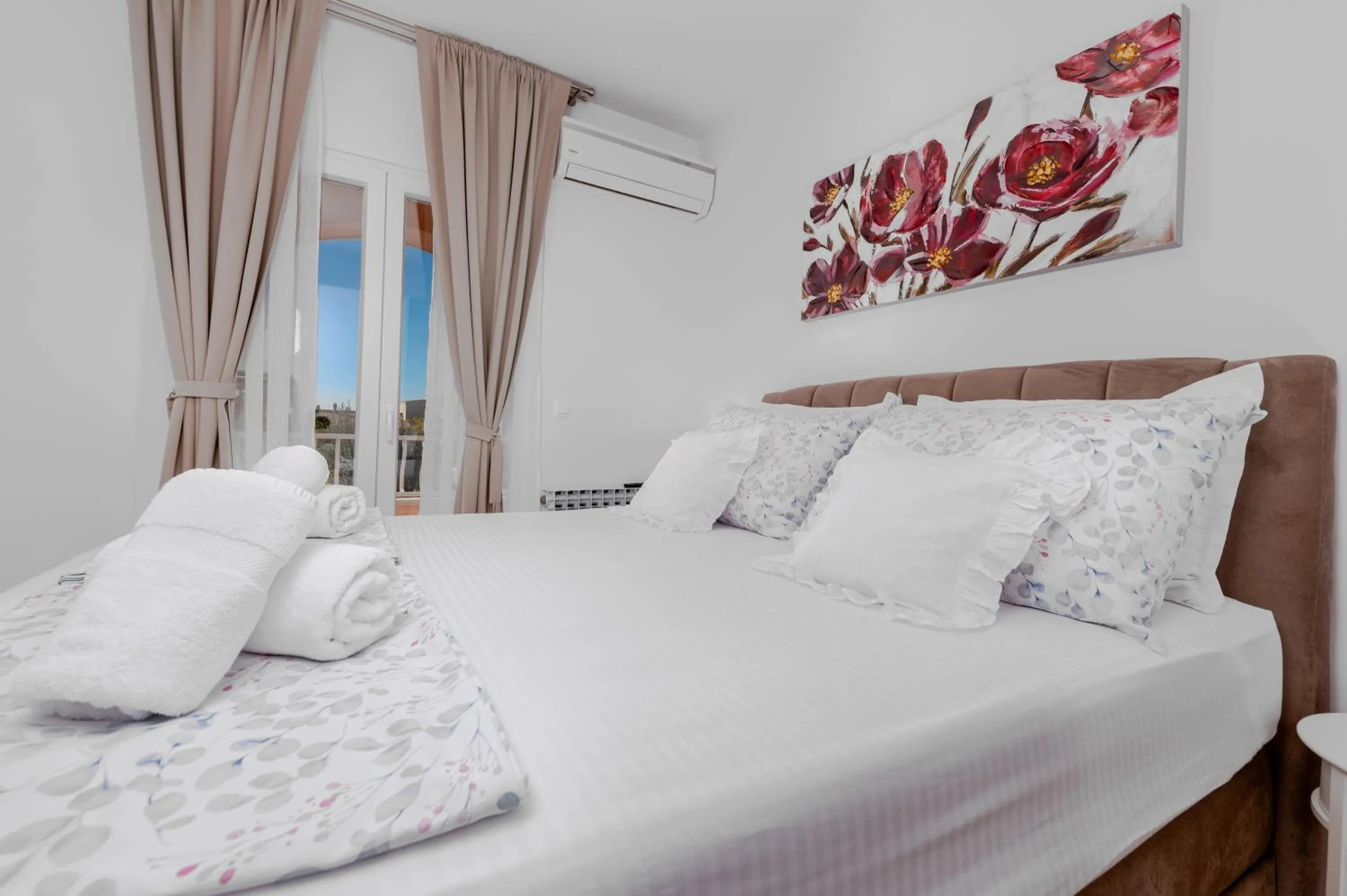 Bed in Villa Rossa