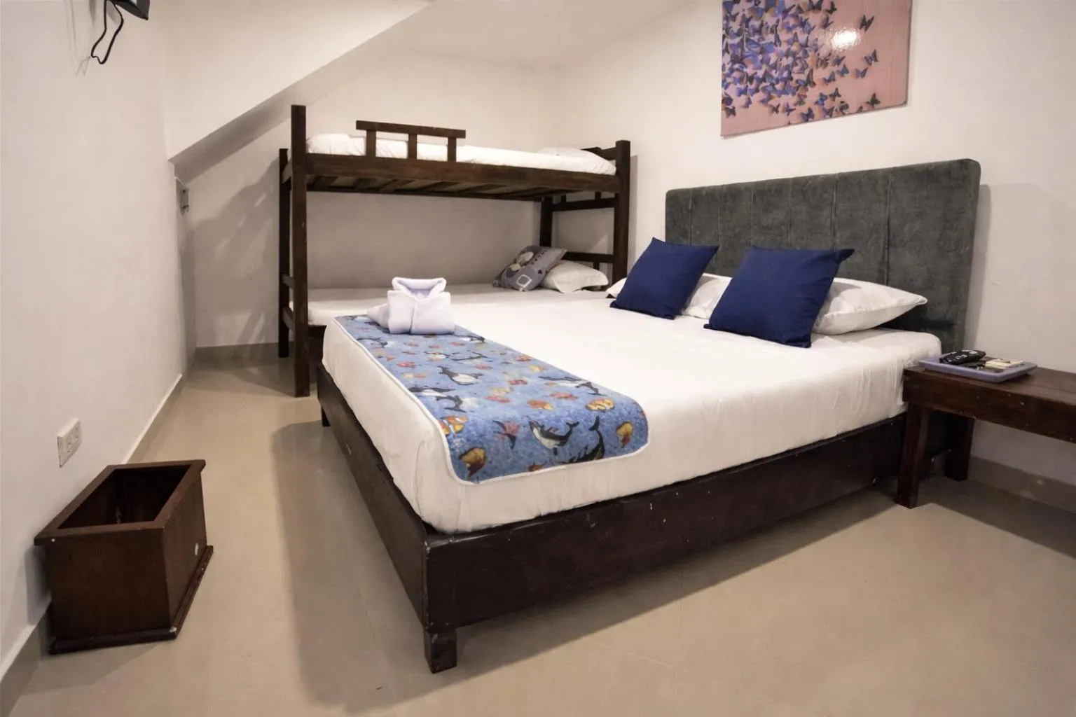Bedroom, Bed in Open Sea Hotel Cartagena - Frente al mar