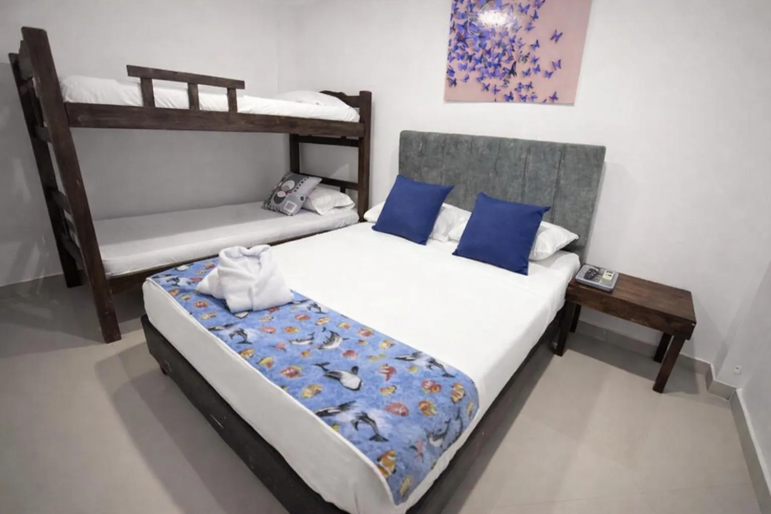 Bedroom, Bed in Open Sea Hotel Cartagena - Frente al mar