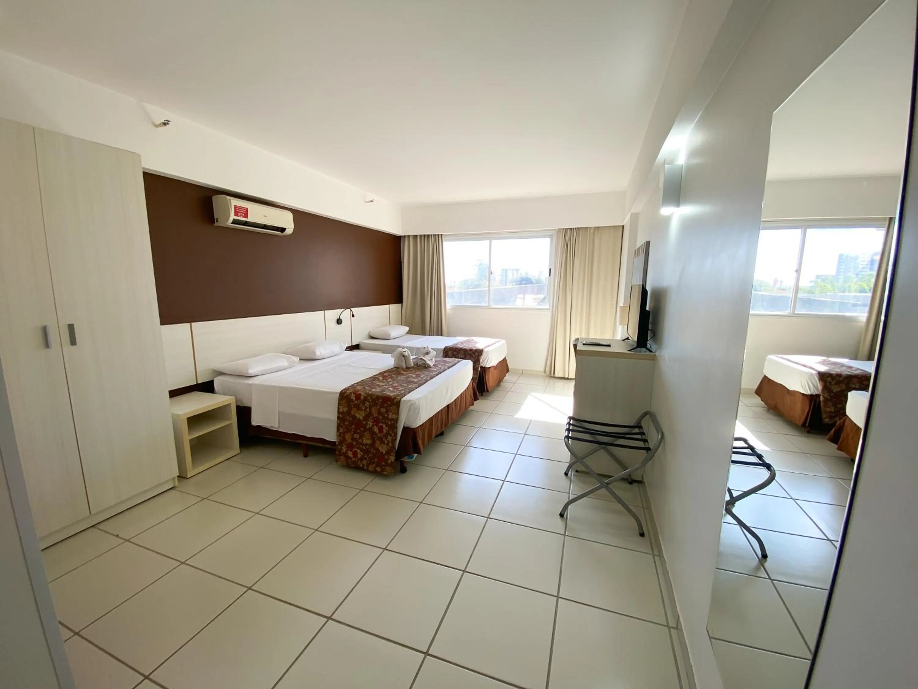 Bed in Apartamento Le Jardin