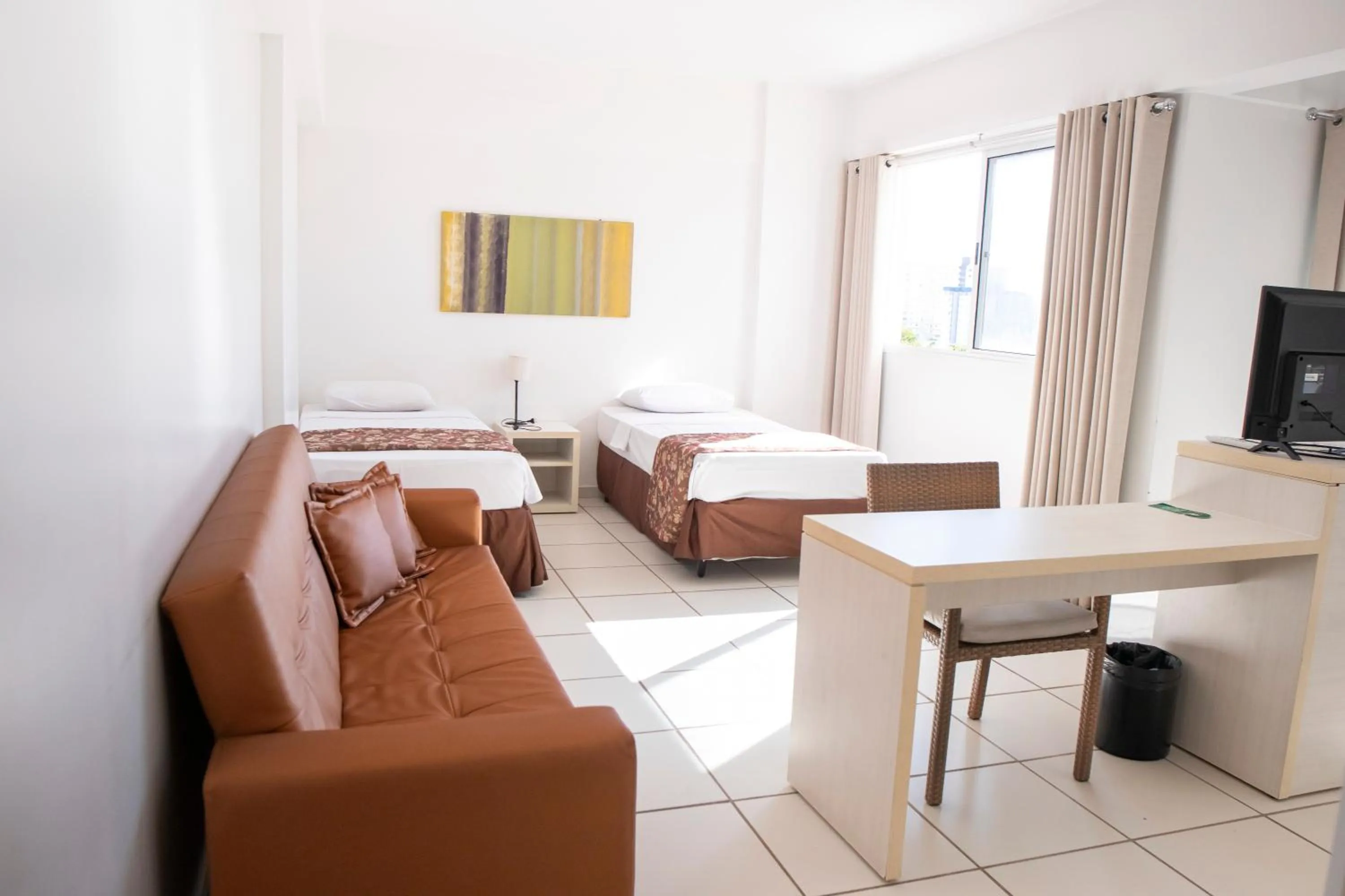 Bed in Apartamento Le Jardin