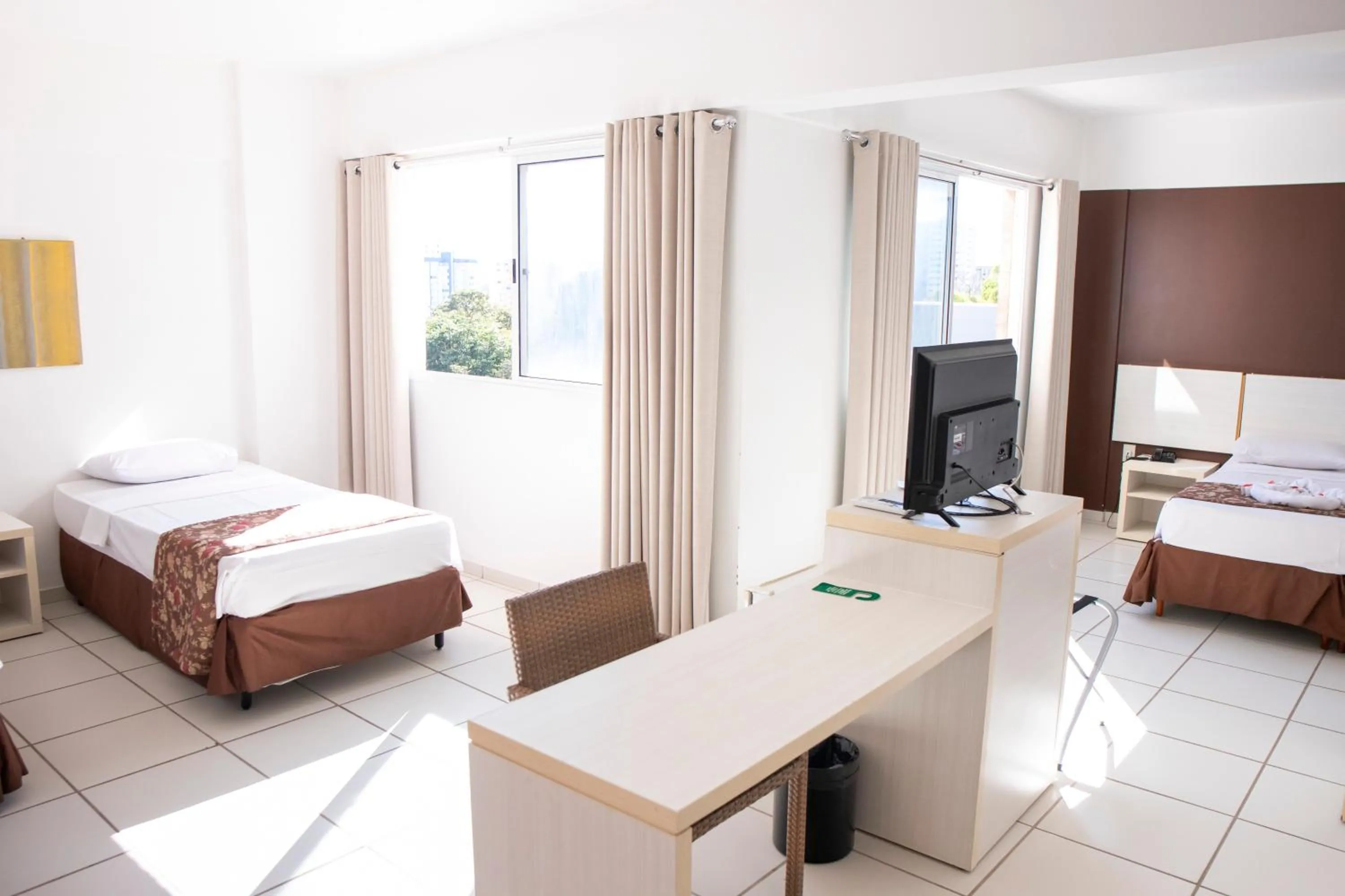 Bed in Apartamento Le Jardin