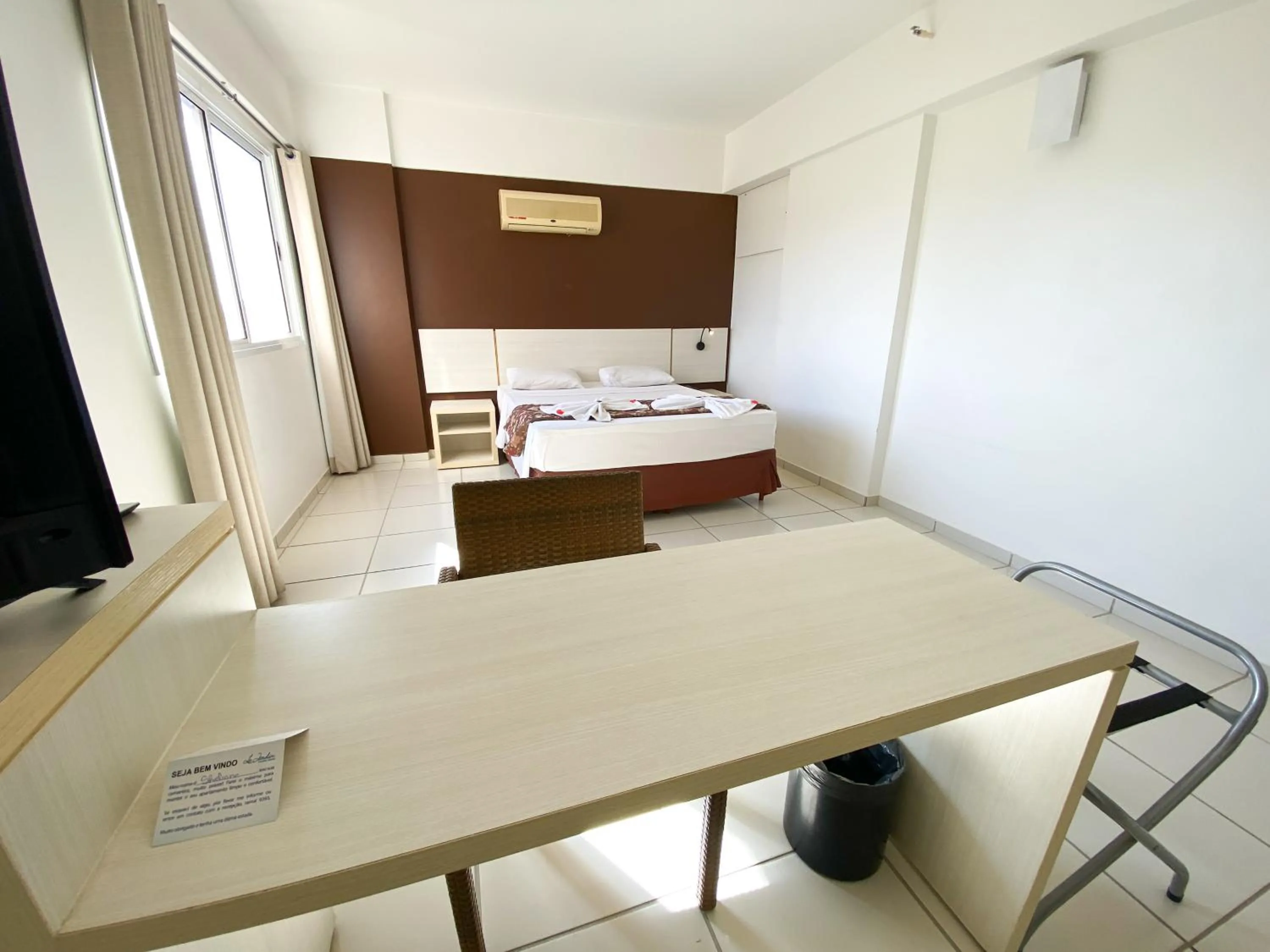 Bed in Apartamento Le Jardin
